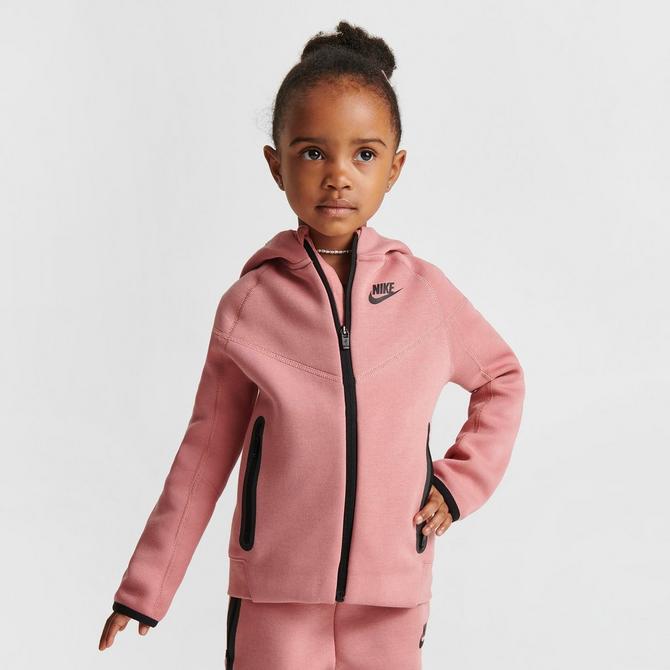 Girls' Toddler Nike Sportswear Tech Fleece Full-Zip Hoodie and Jogger Pants  Set