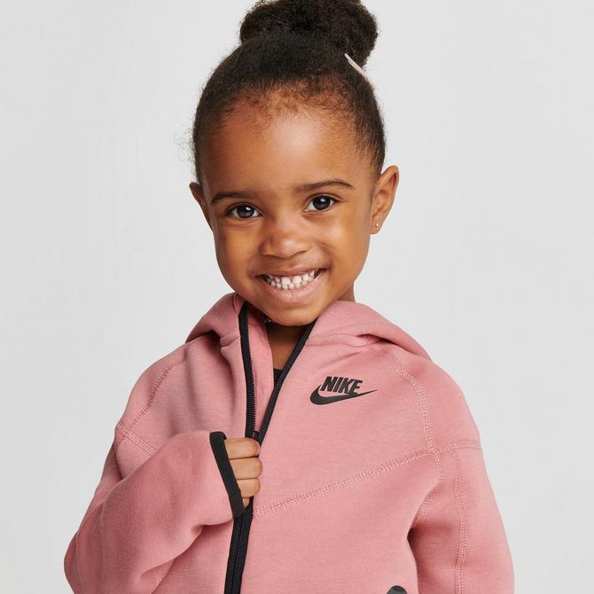 Girls' Toddler Nike Sportswear Tech Fleece Full-Zip Hoodie and