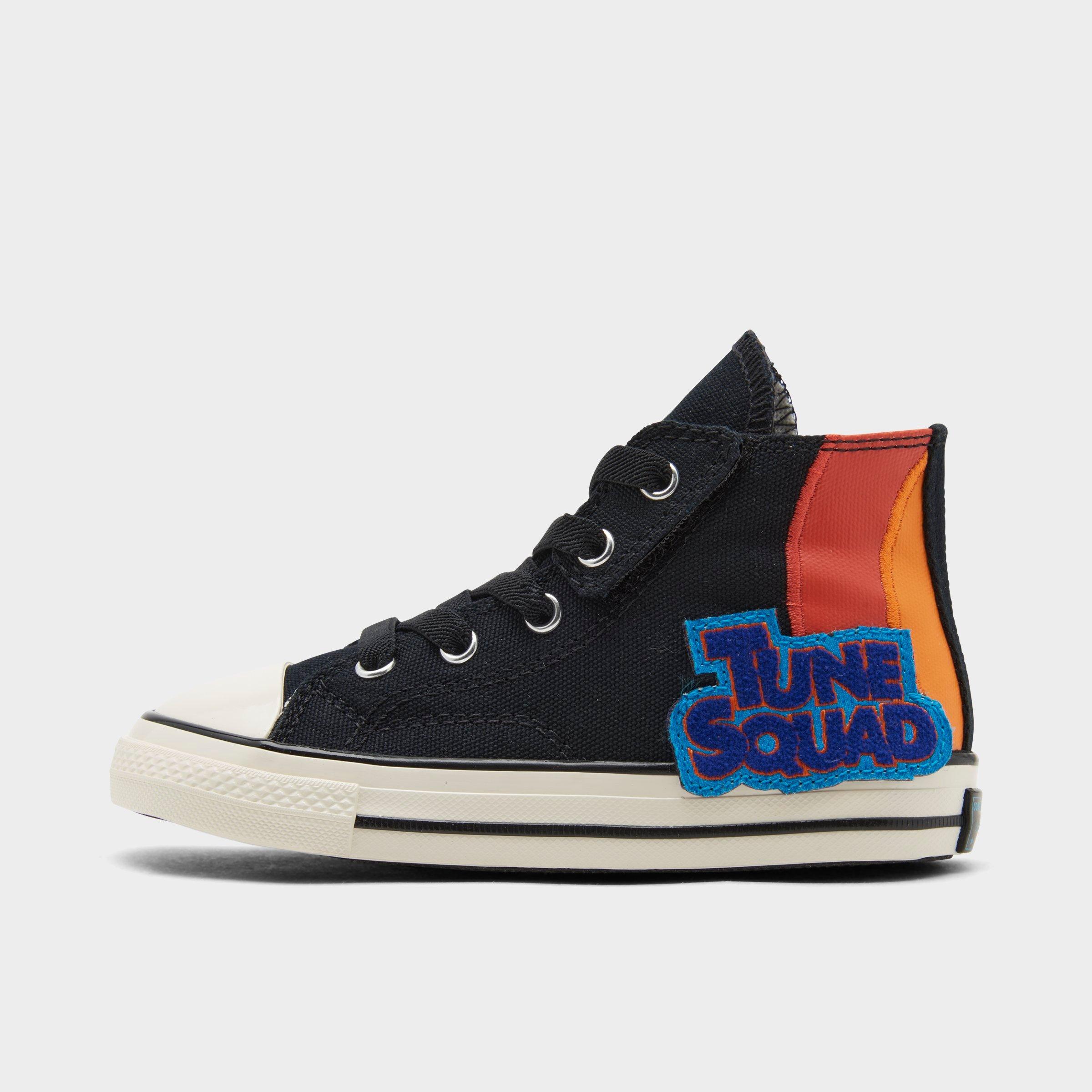 Kids' Toddler Converse x Space Jam Chuck Taylor All Star 70 High Top Casual Shoes| Sports