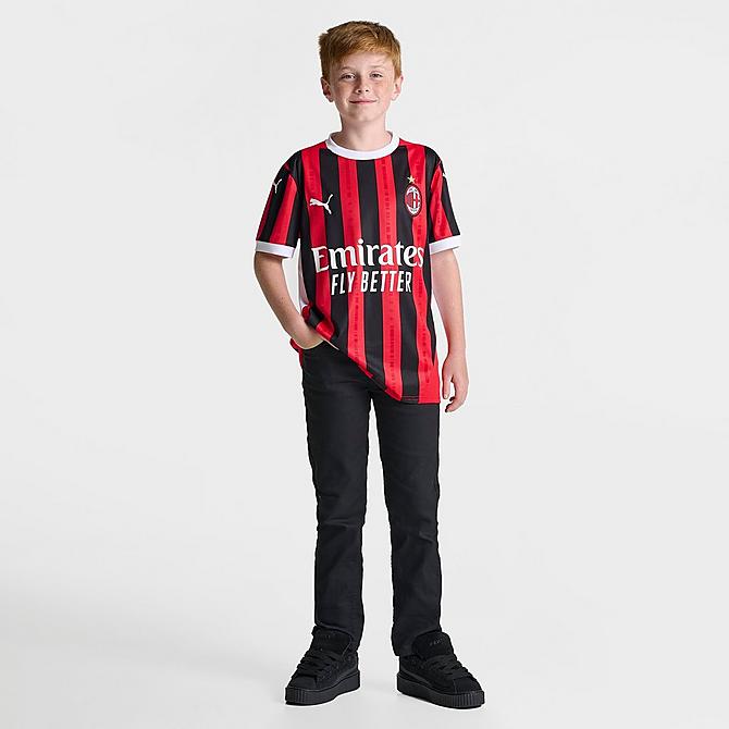 Kids' Puma AC Milan 24-25 Home Soccer Jersey| JD Sports Kids' Puma AC Milan 24-25 Home Soccer Jersey| JD Sports