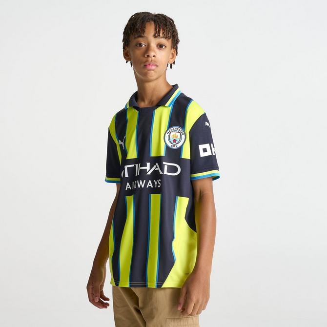 Kids' Puma Man City 24-25 Away Soccer Jersey| JD Sports