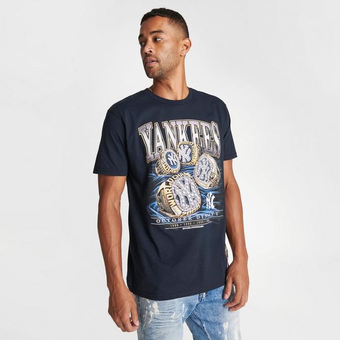 Mitchell & Ness x MLB Yankees Logo 2 Navy T-Shirt