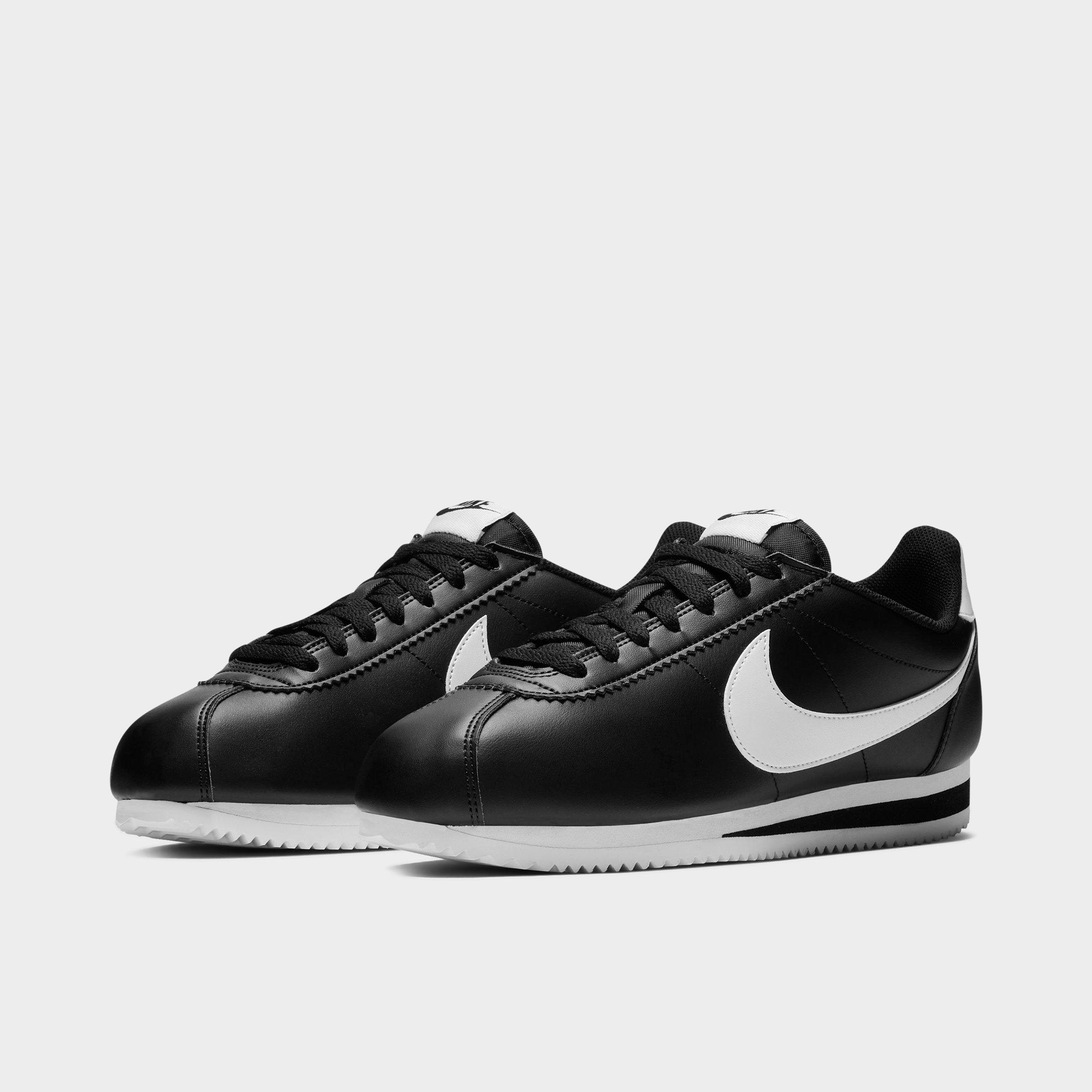 black leather cortez