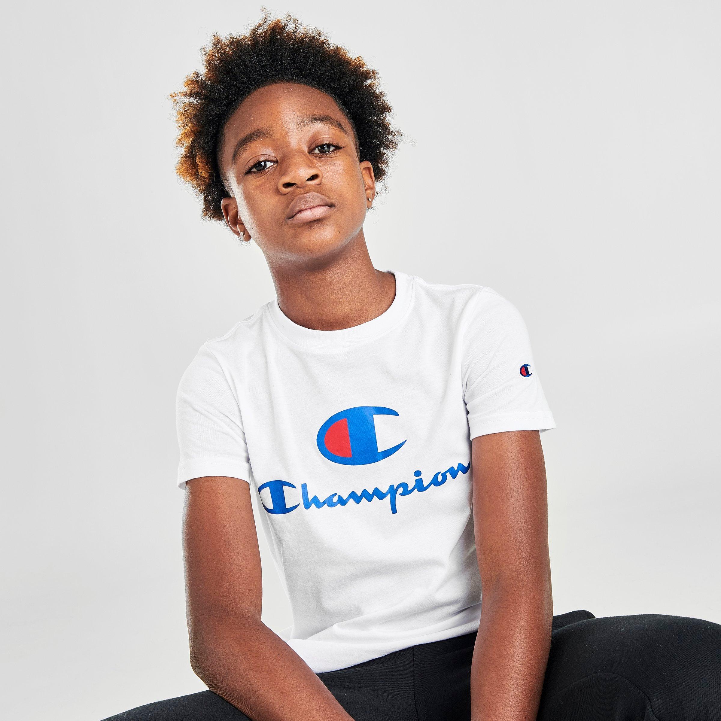 champion script t shirt