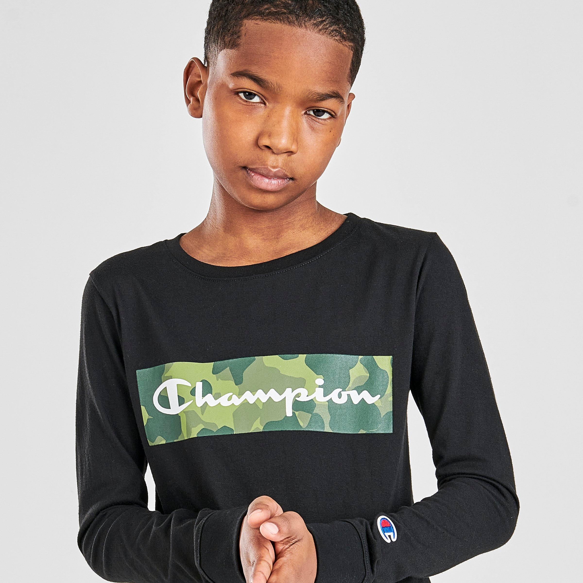 black champion shirt boys