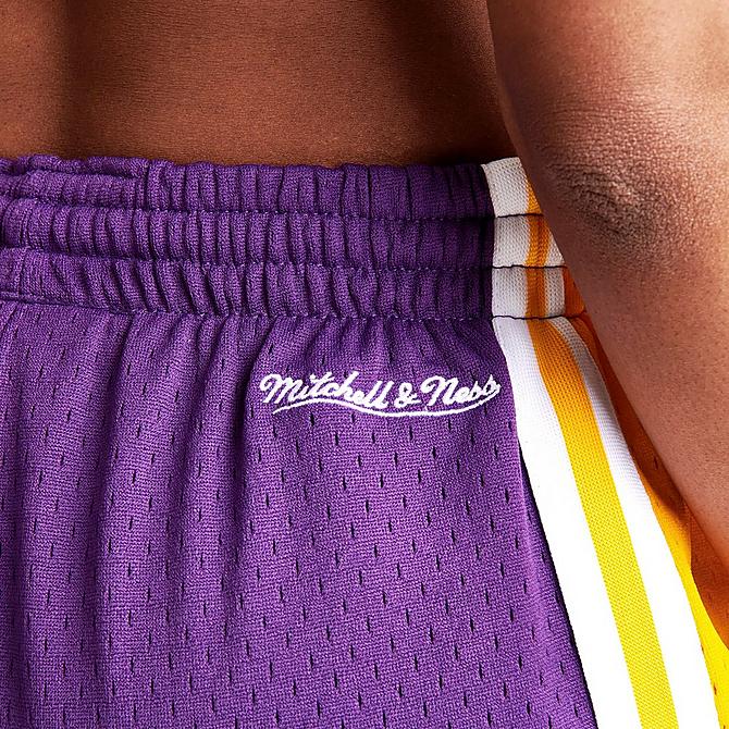 Women's Mitchell & Ness NBA 75th Gold Lakers Shorts S