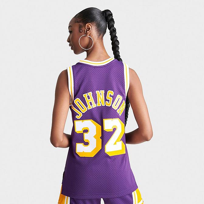 Women's Mitchell & Ness Los Angeles Lakers NBA Magic Johnson Basketball Jersey