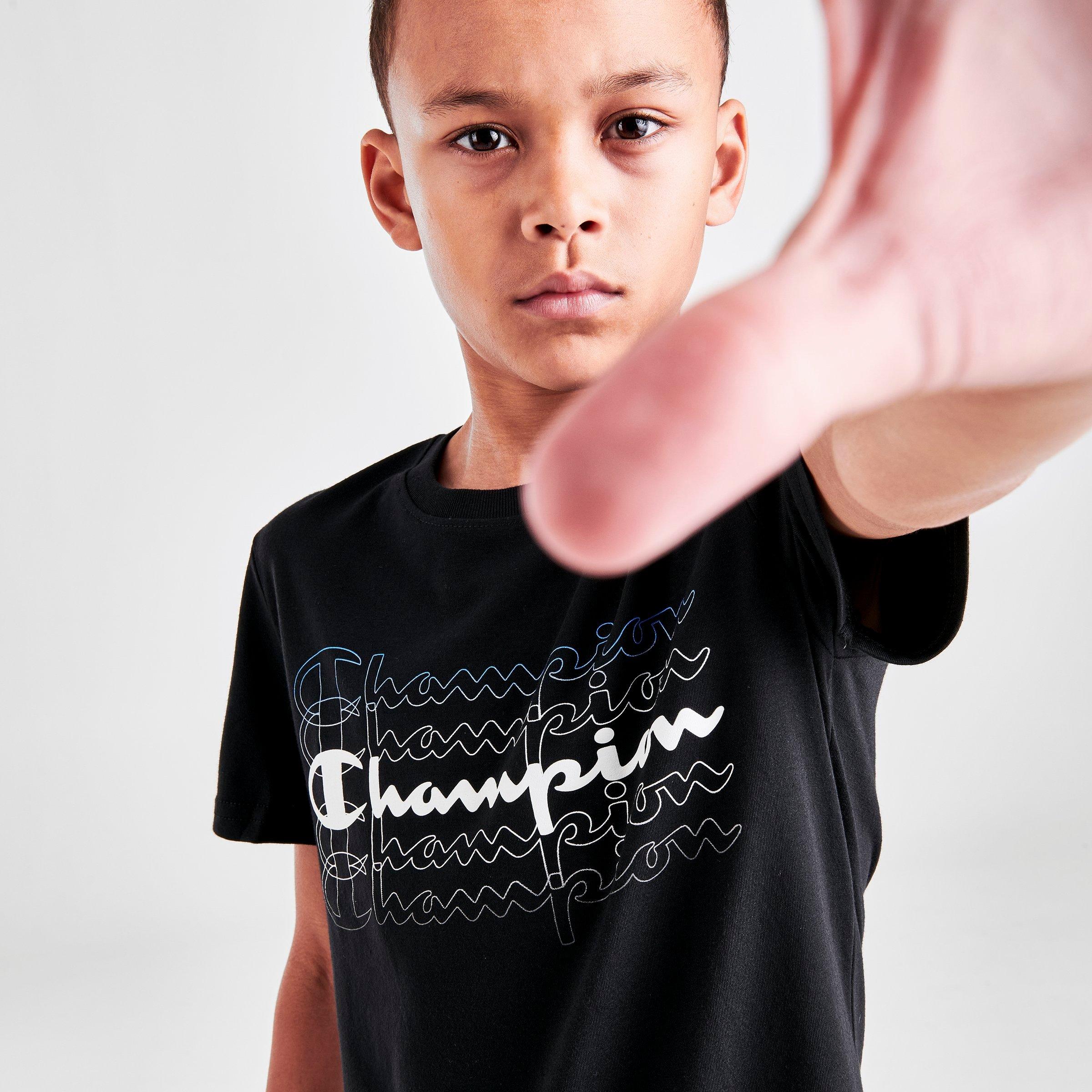 champion script logo t shirt