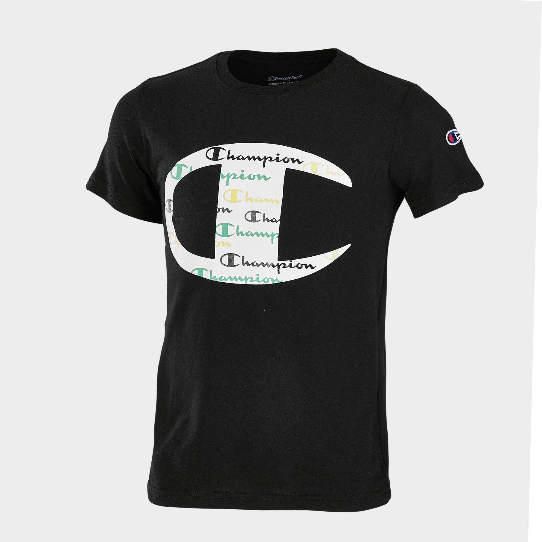 champion t shirt kids white