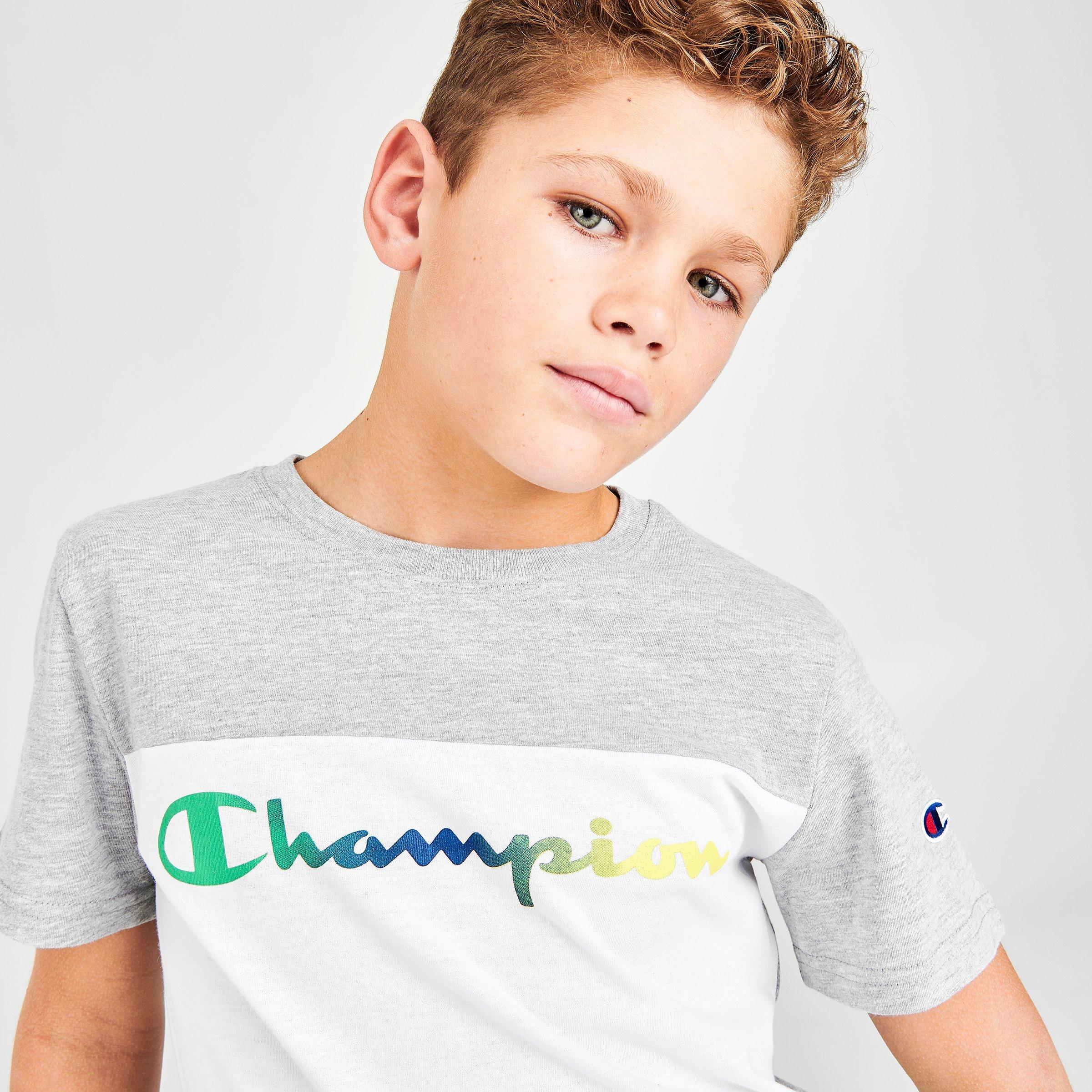 champion colorblock t shirt