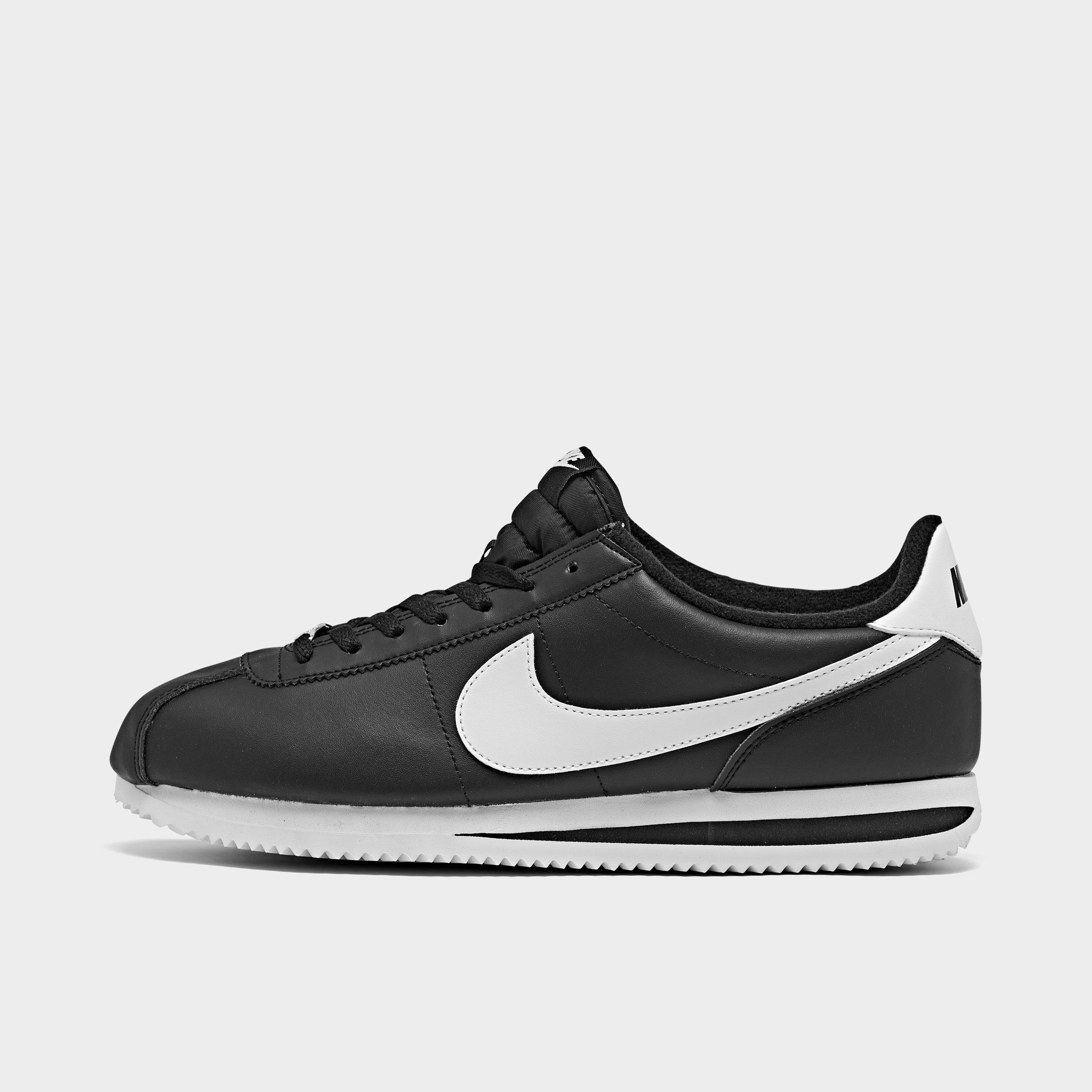 men's nike cortez basic leather casual shoes