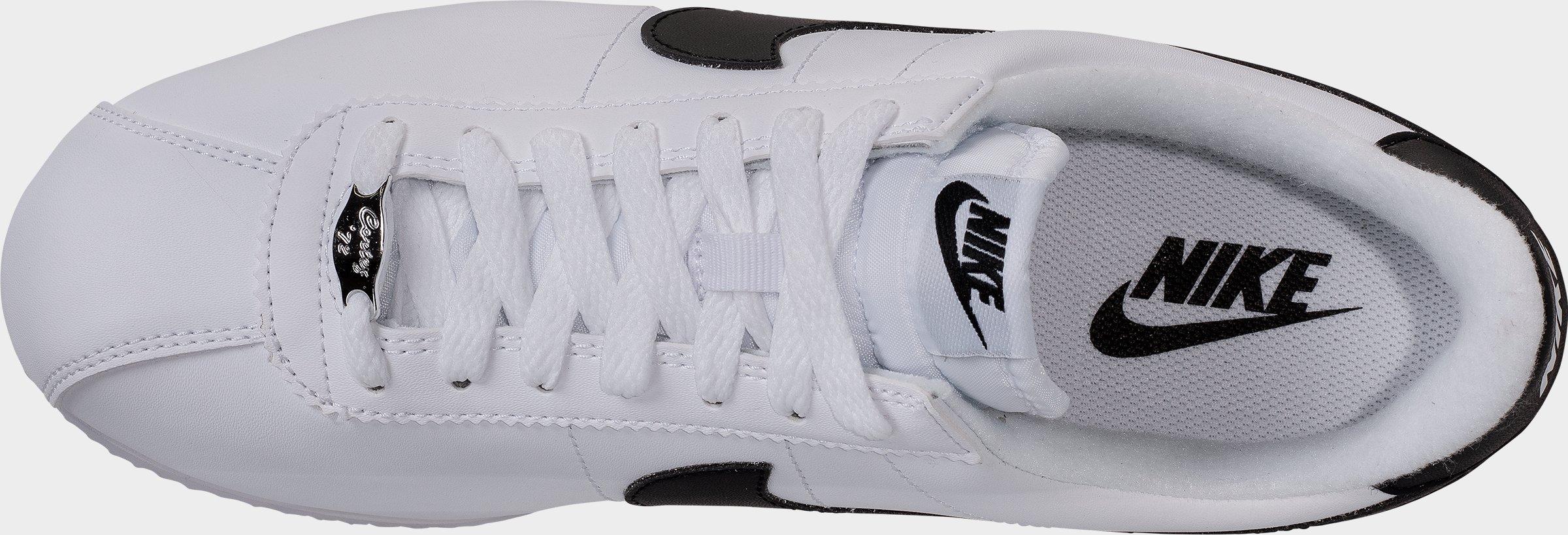 nike cortez mens white black