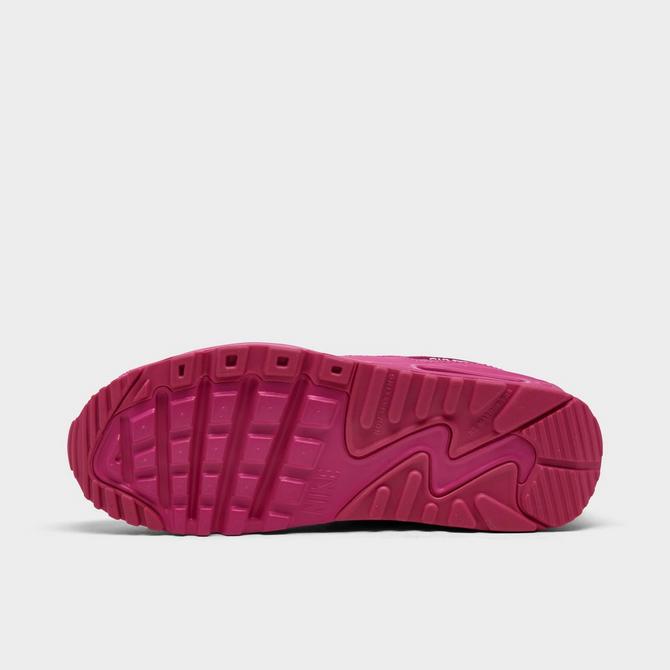 Nike huarache run laser fuchsia grade school girls' clearance shoe