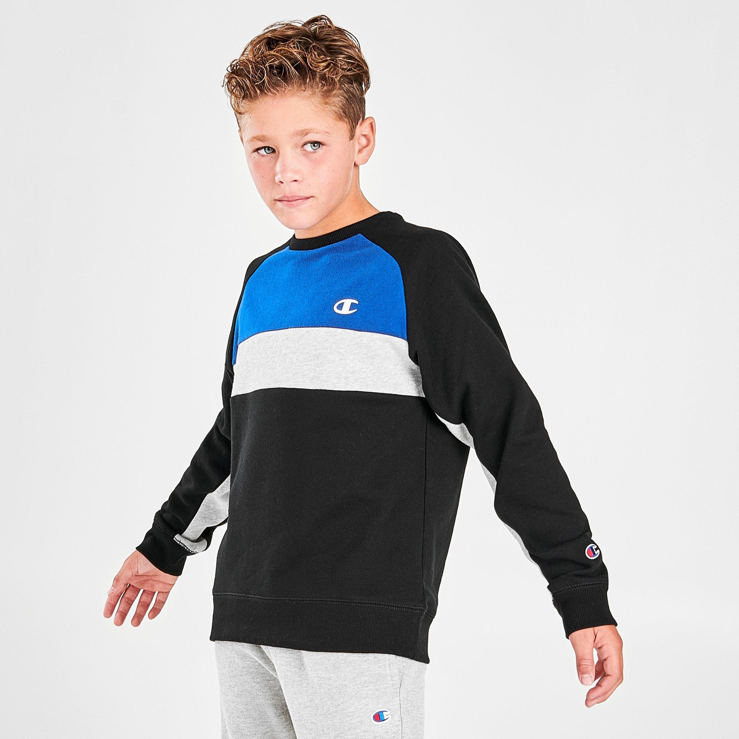 champion colorblock crewneck