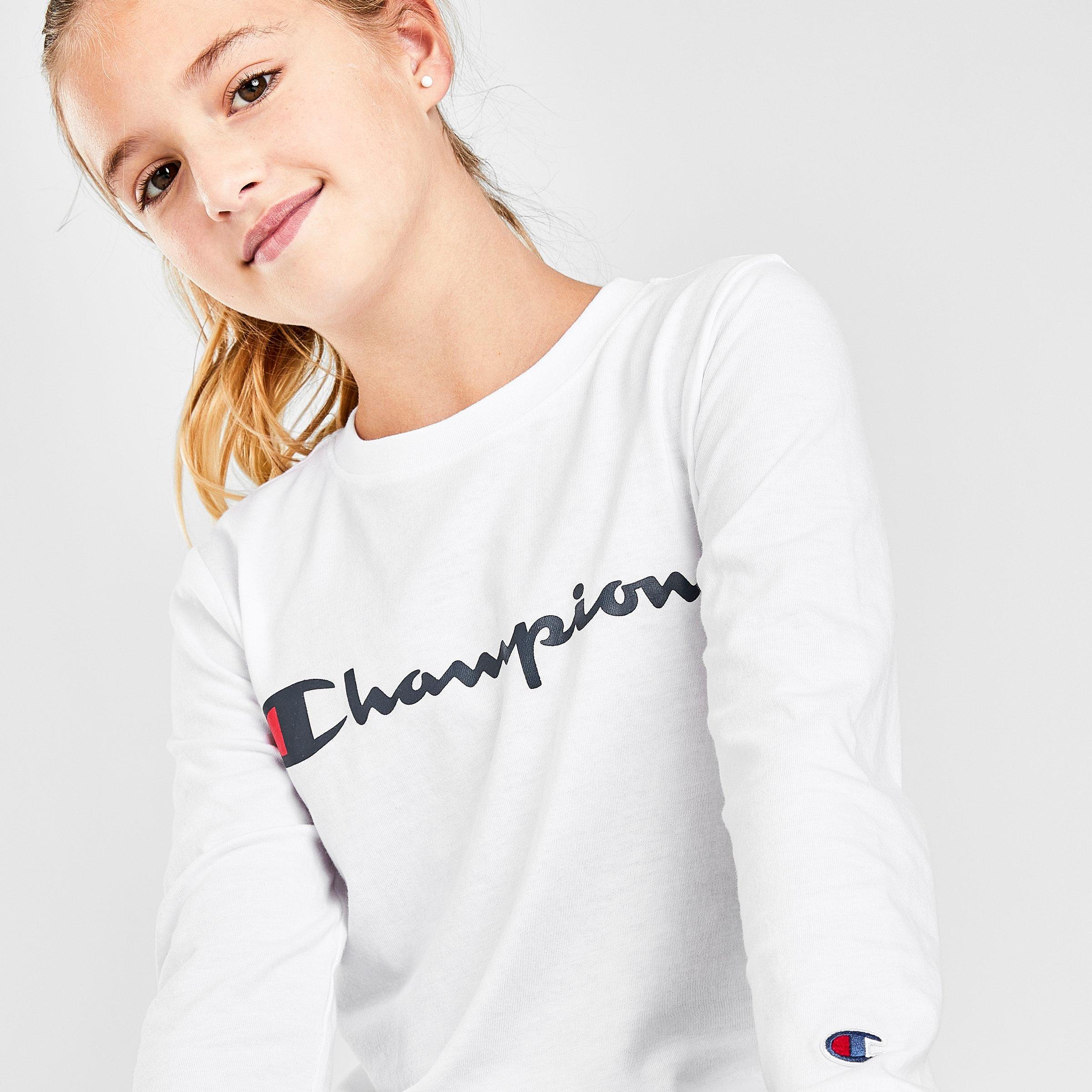 champion long sleeve kids