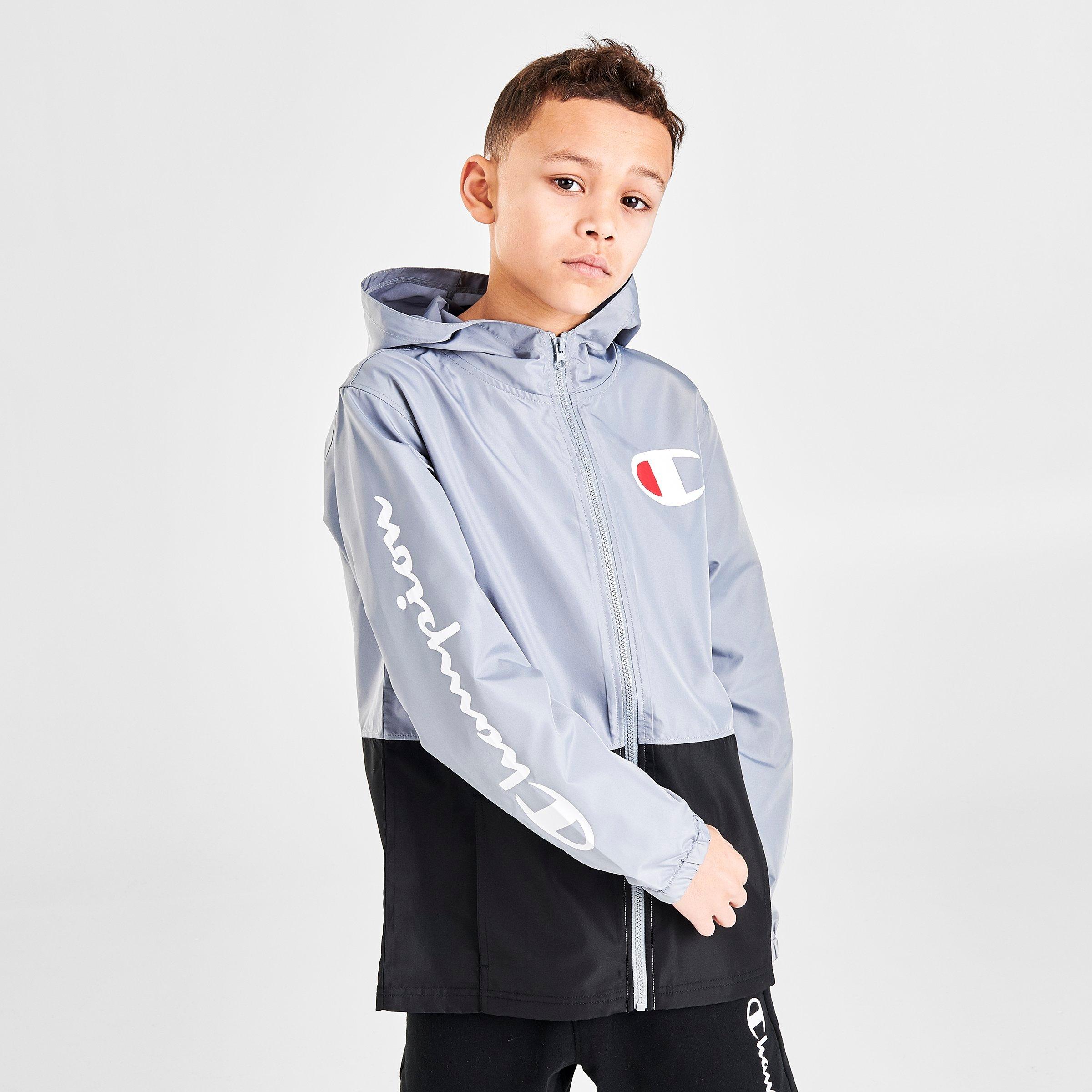 champion windbreaker kids