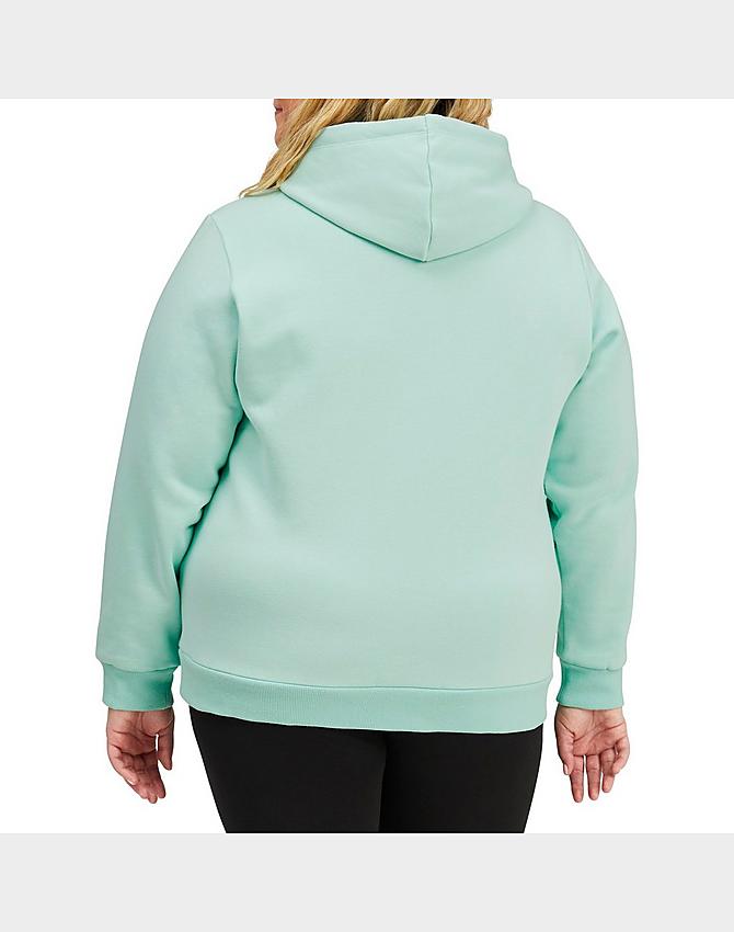 Women's Puma Essentials Logo Fleece Hoodie (Plus Size)