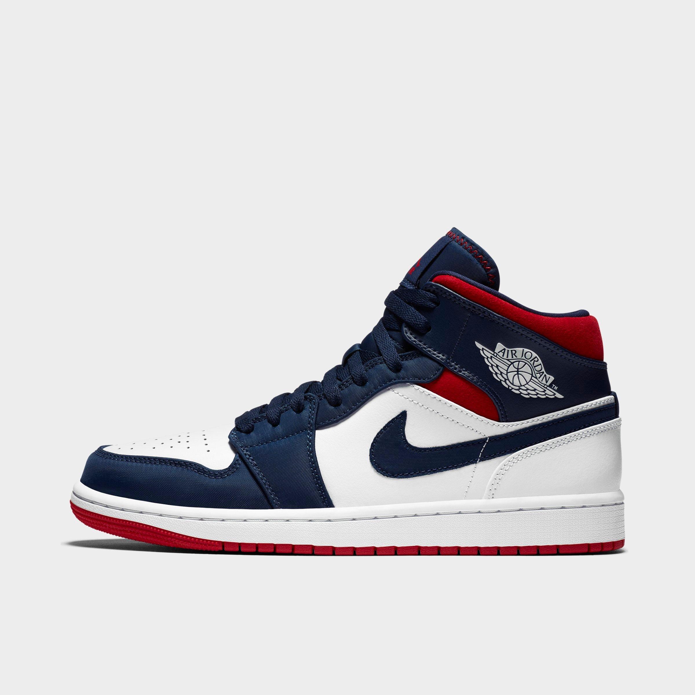 jordan retro 1 red white and blue