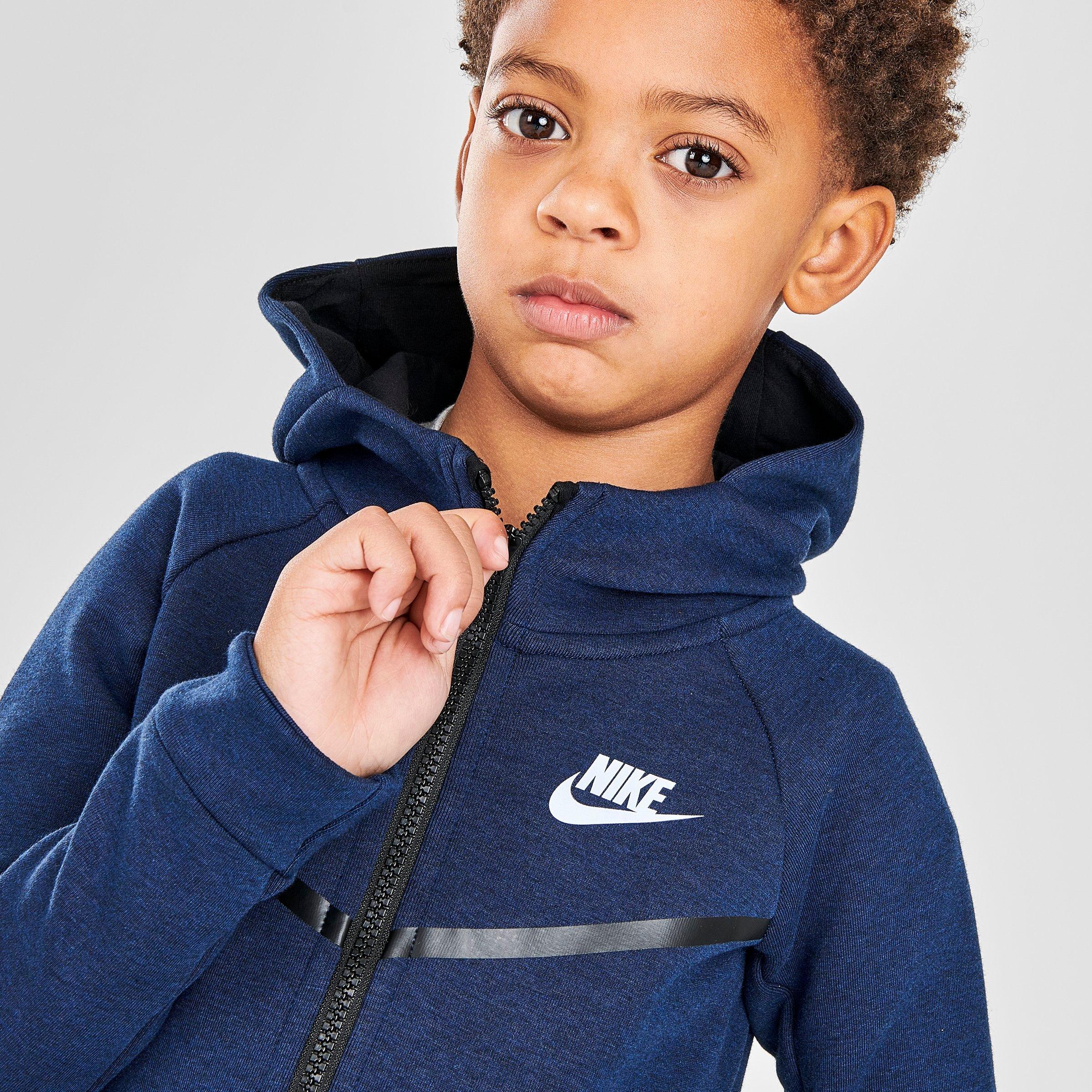 nike tech fleece full zip hoodie junior