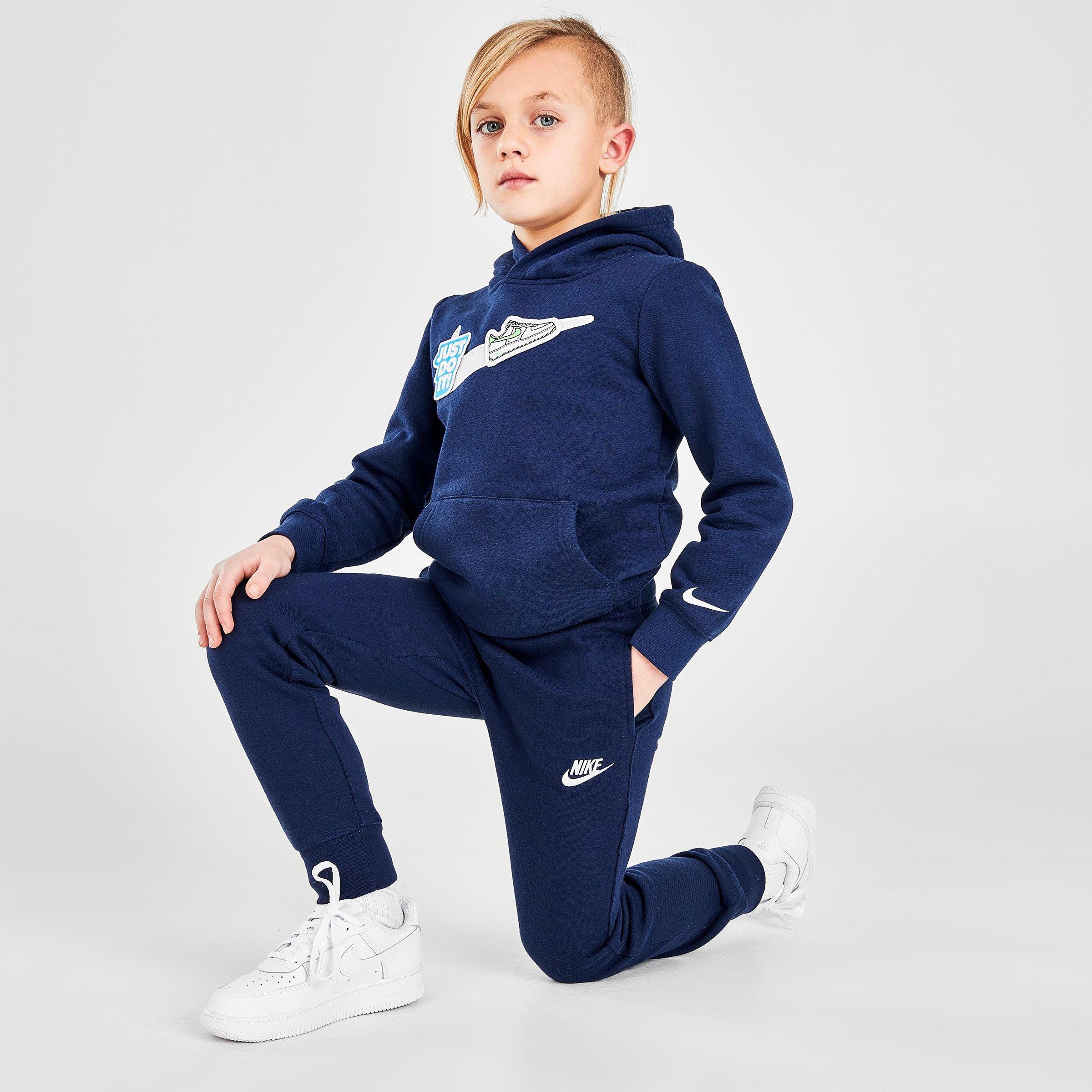 nike navy club joggers