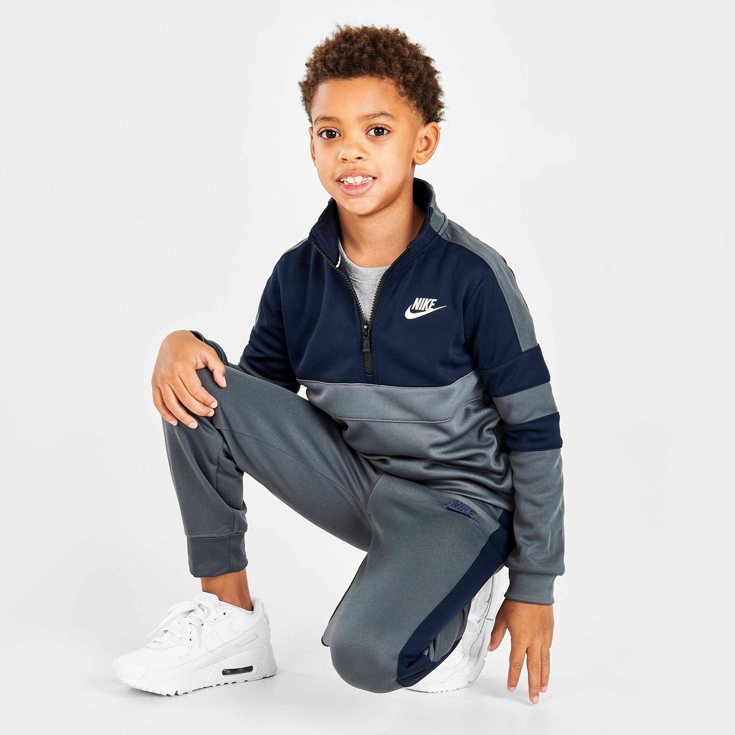 kids nike half zip