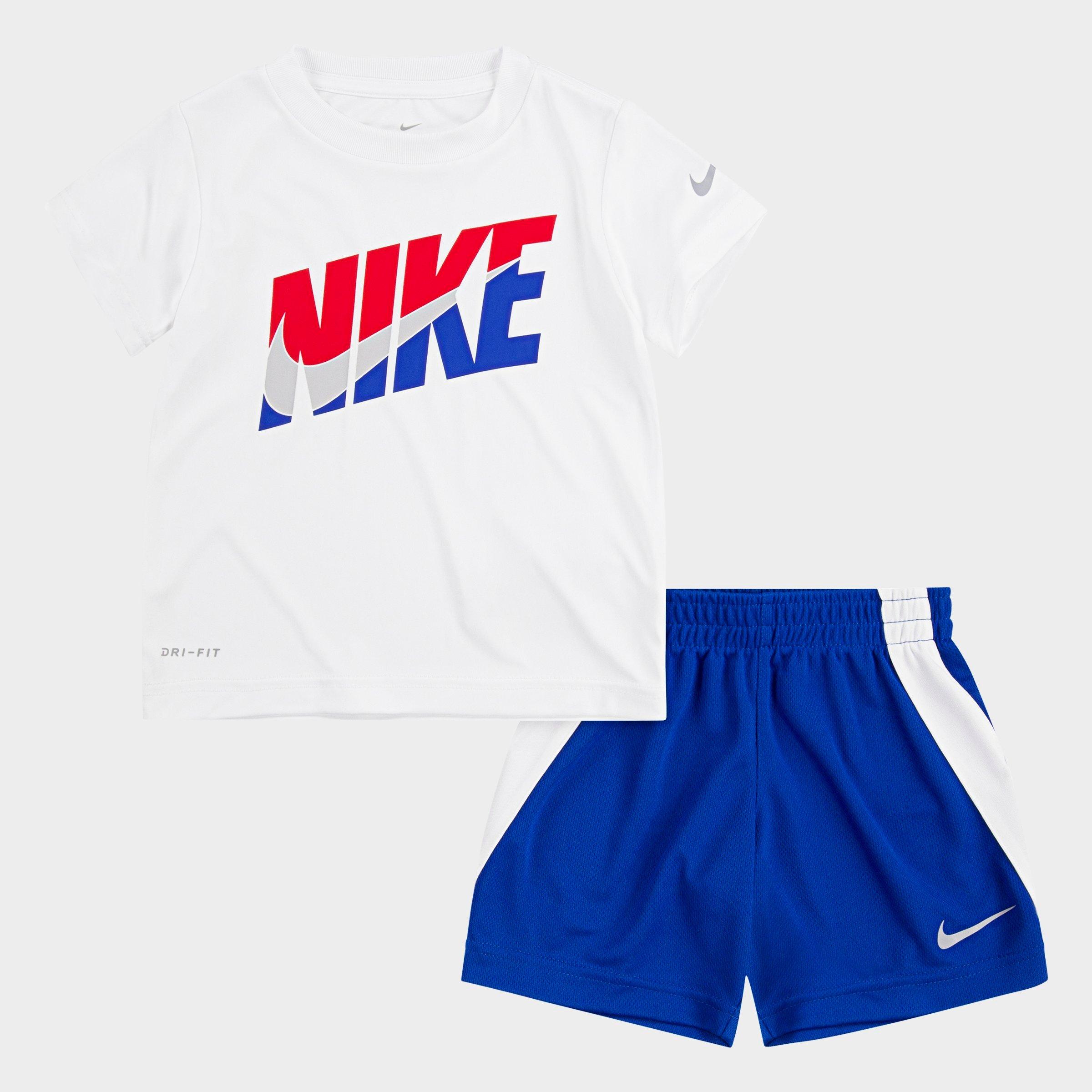 boys nike short set