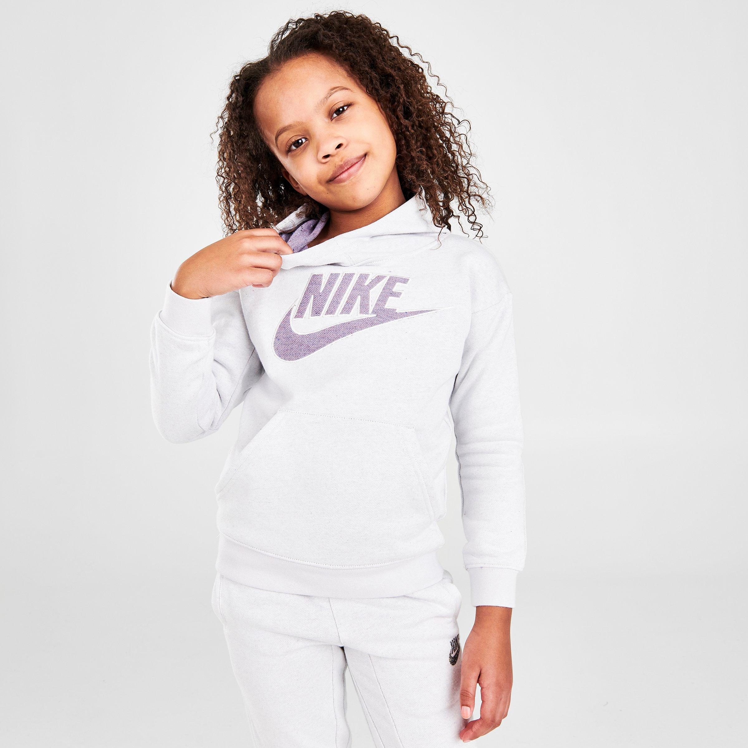 girls purple nike hoodie