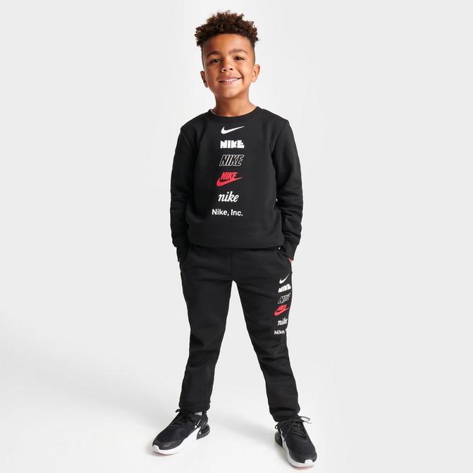 Boys black hot sale nike jumper