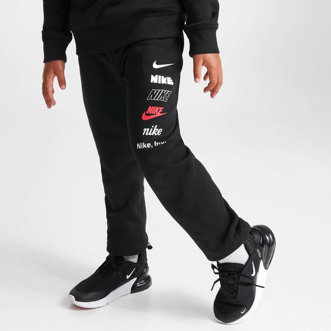 Nike sportswear Kids Girls Sweatshirt/Pants Set - Black/Grey – Footkorner