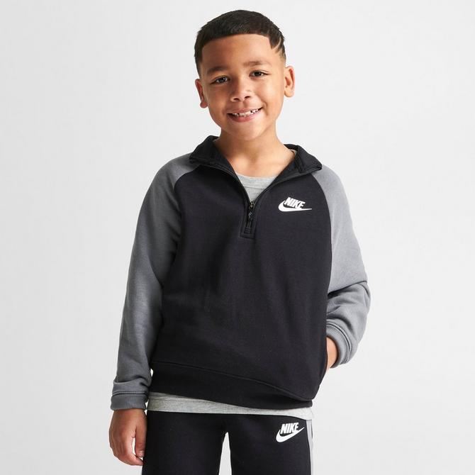 Nike Girls' Little Kids' Futura Fleece Half-Zip Top and Leggings