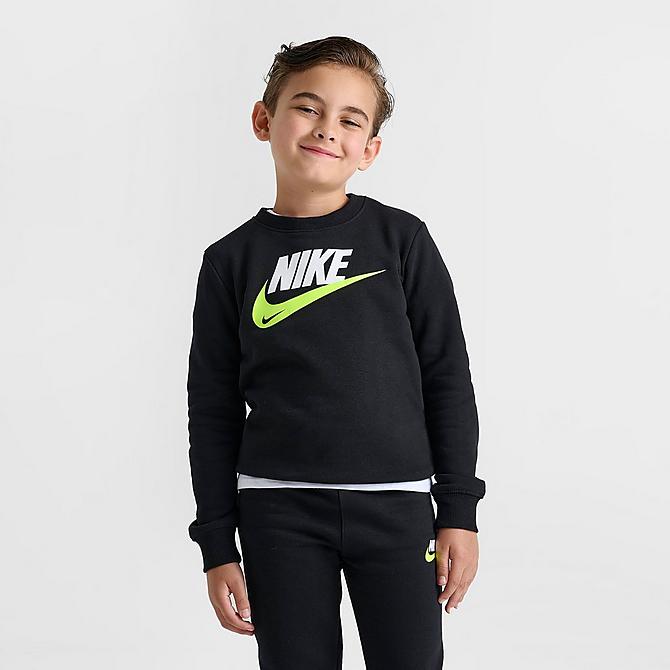 Little Kids' Nike Multi Futura Sweatshirt and Jogger Pants Little Kids' Nike Multi Futura Sweatshirt and Jogger Pants