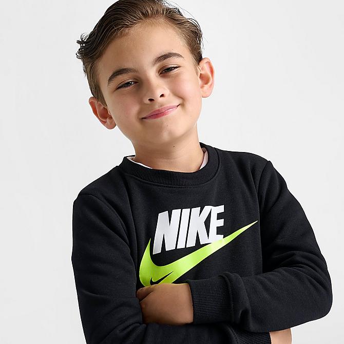 Little Kids' Nike Multi Futura Sweatshirt and Jogger Pants Little Kids' Nike Multi Futura Sweatshirt and Jogger Pants