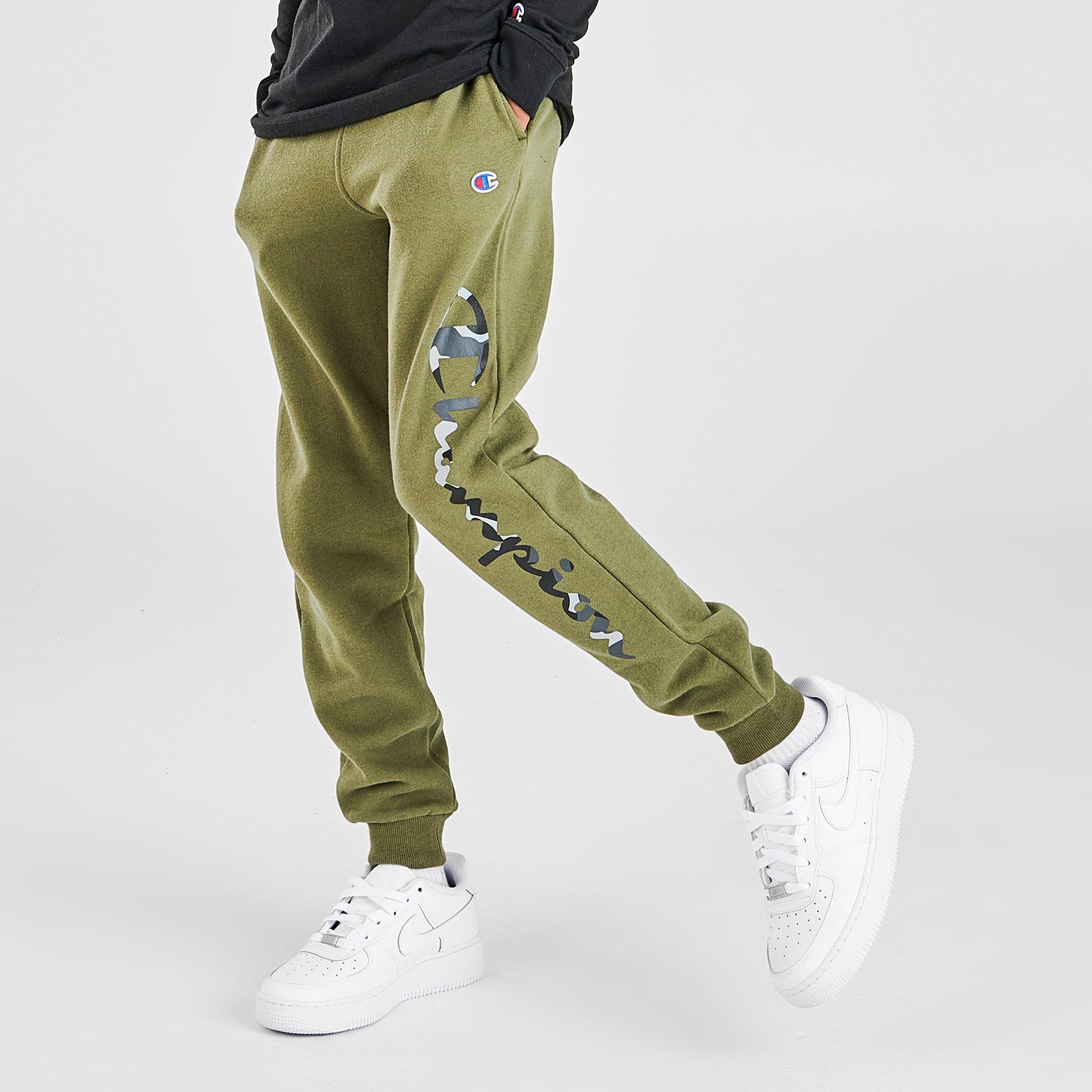 champion boy's classic script jogger pants
