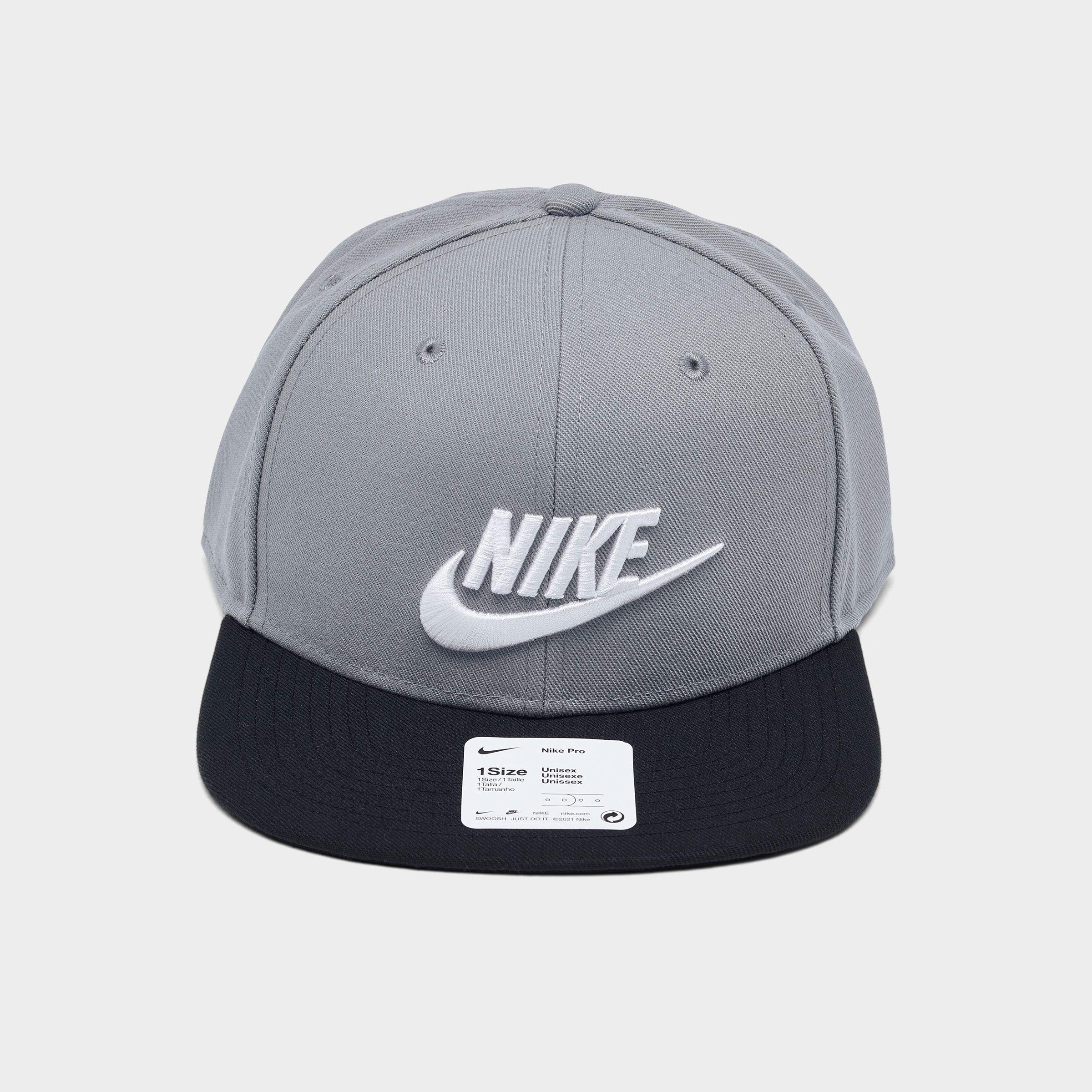 grey nike snapback hat