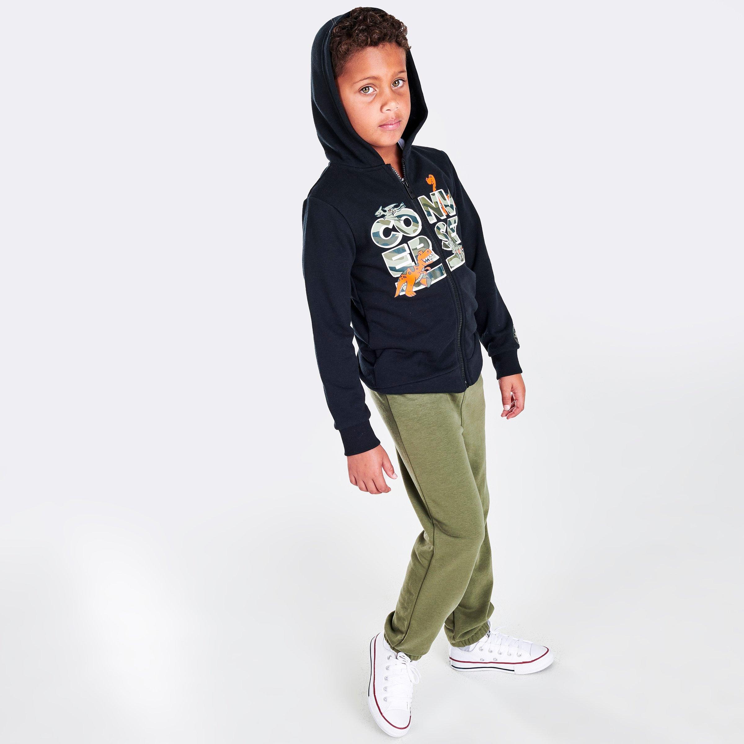 Boys' Little Kids' Converse Dino Full-Zip Hoodie and Jogger JD Sports