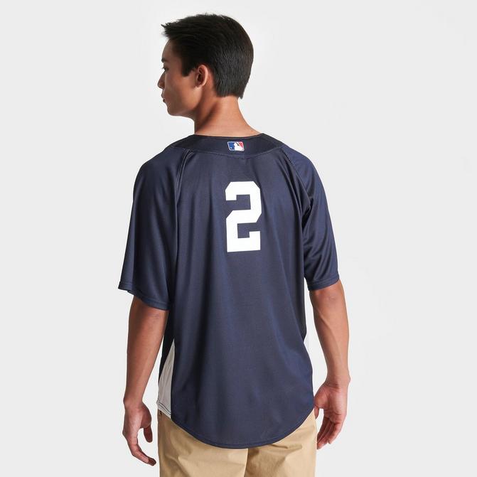 Men's Mitchell & Ness New York Yankees MLB Derek Jeter 2009 BP Baseball  Jersey