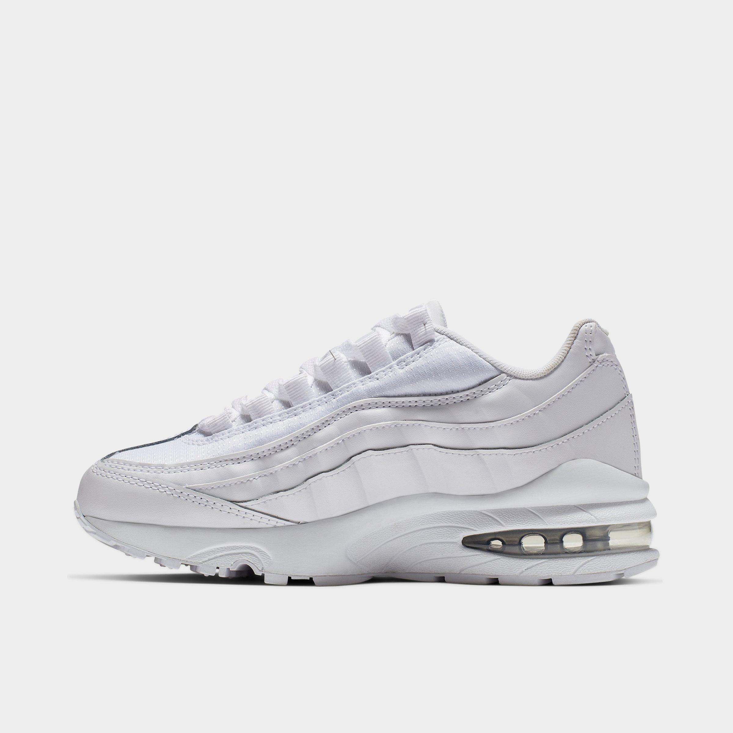 all white 95's