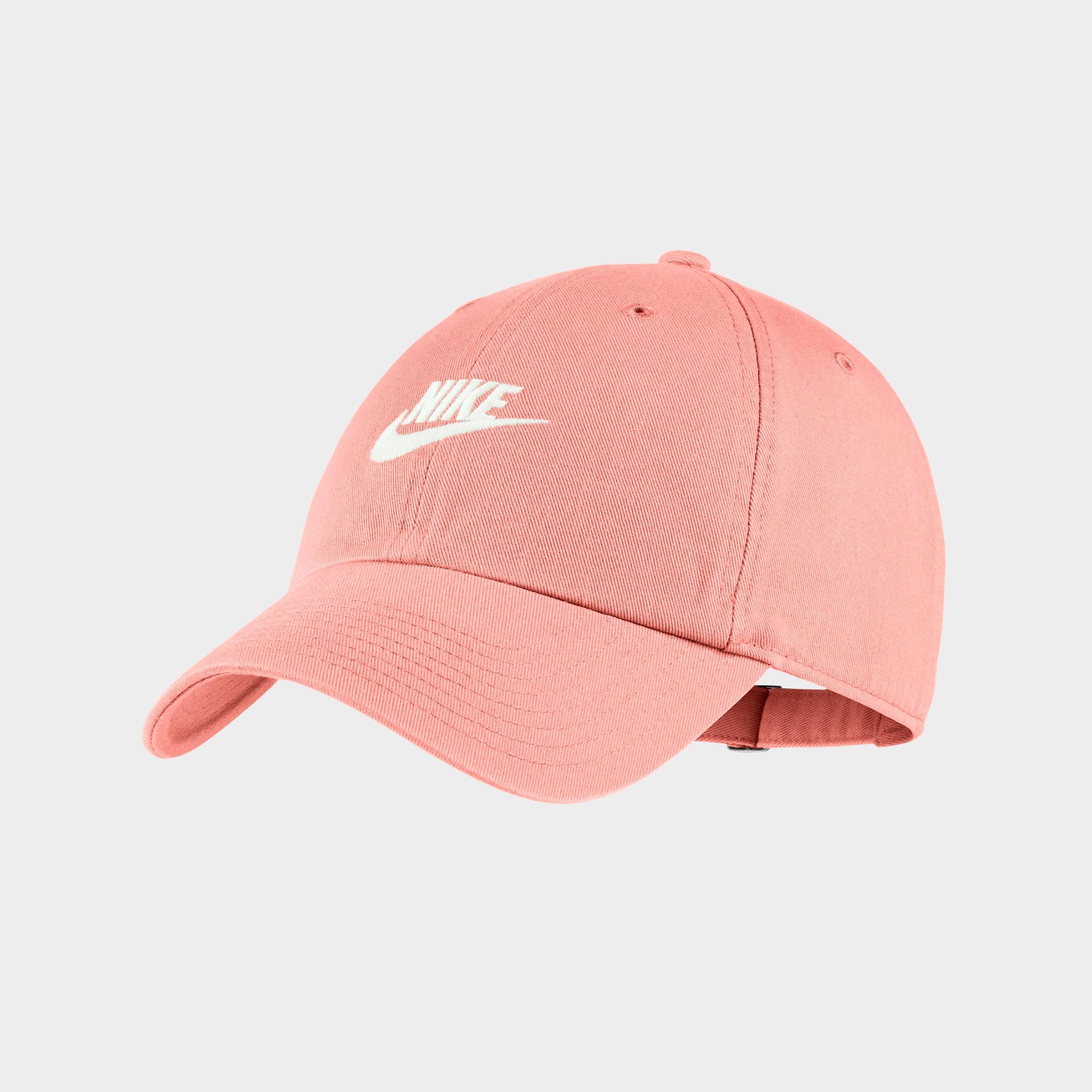 coral nike hat