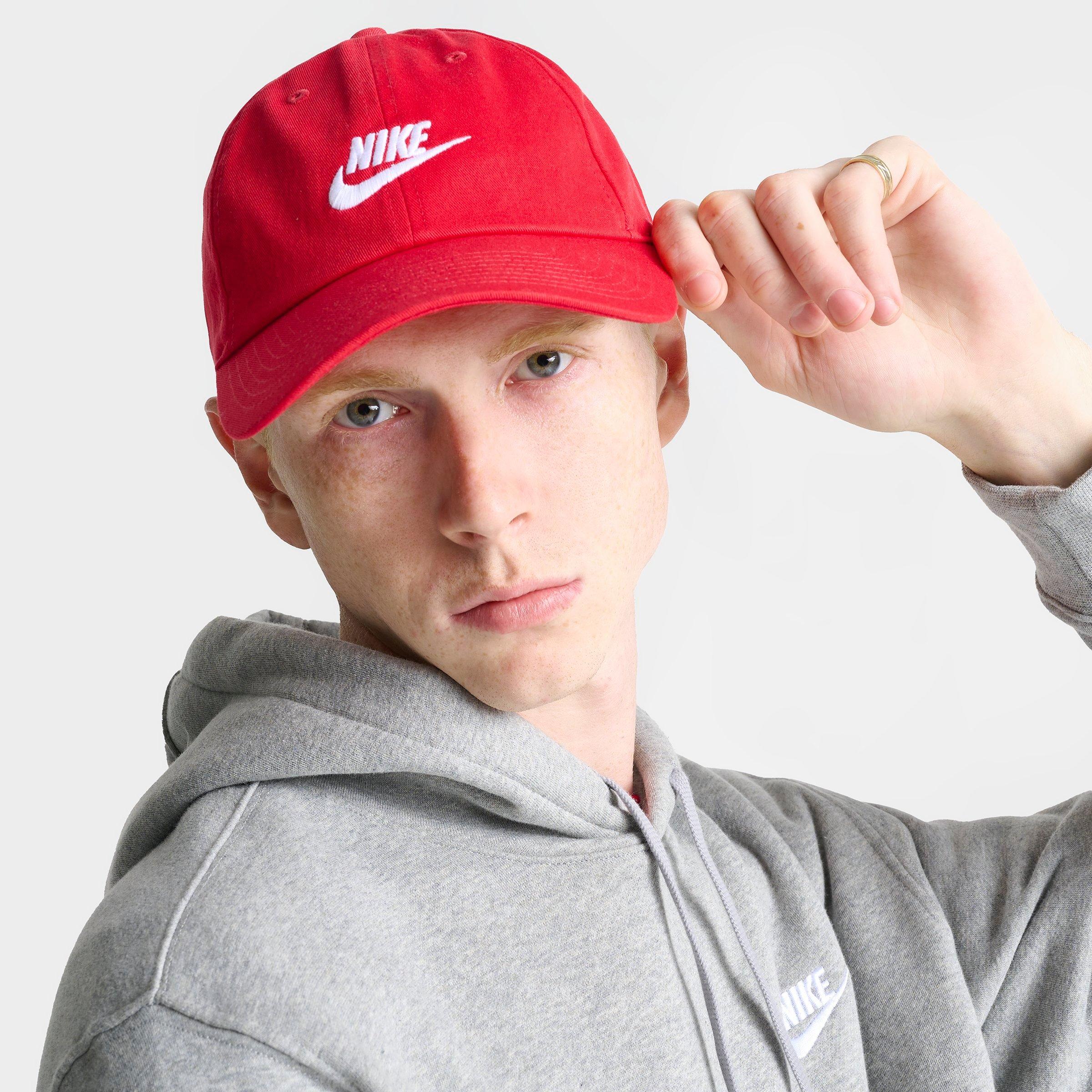red and white nike hat