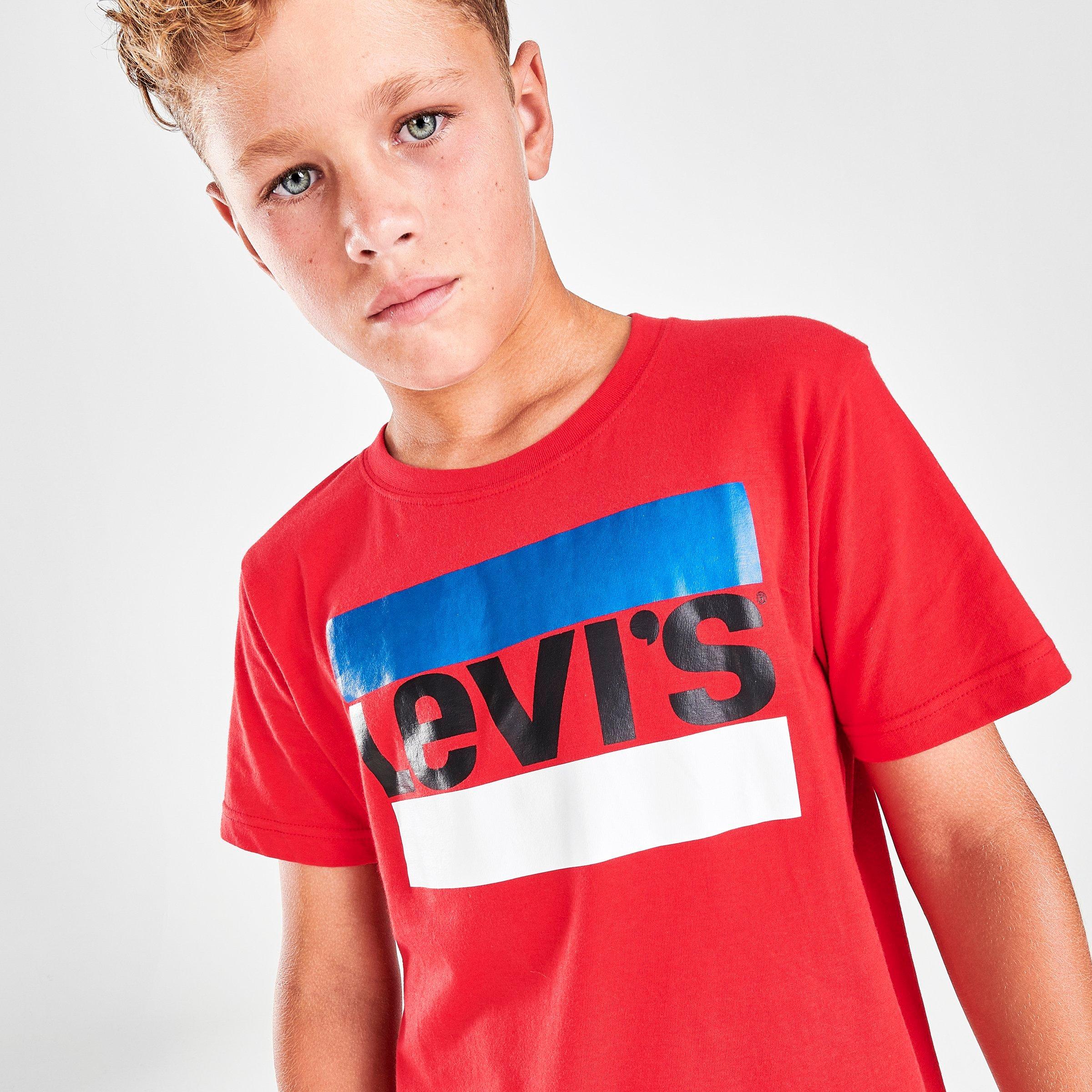 levis red logo t shirt