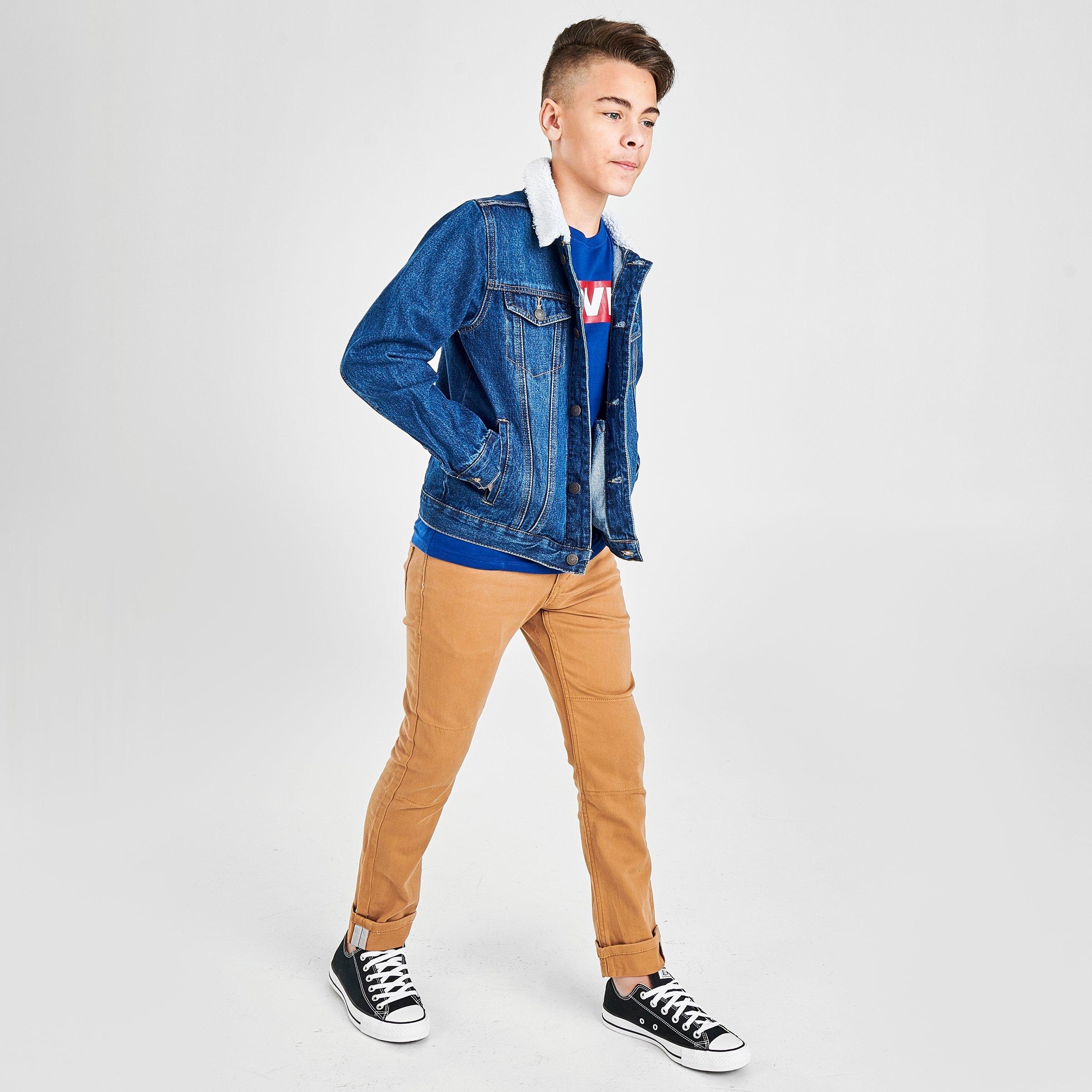 boys sherpa trucker jacket