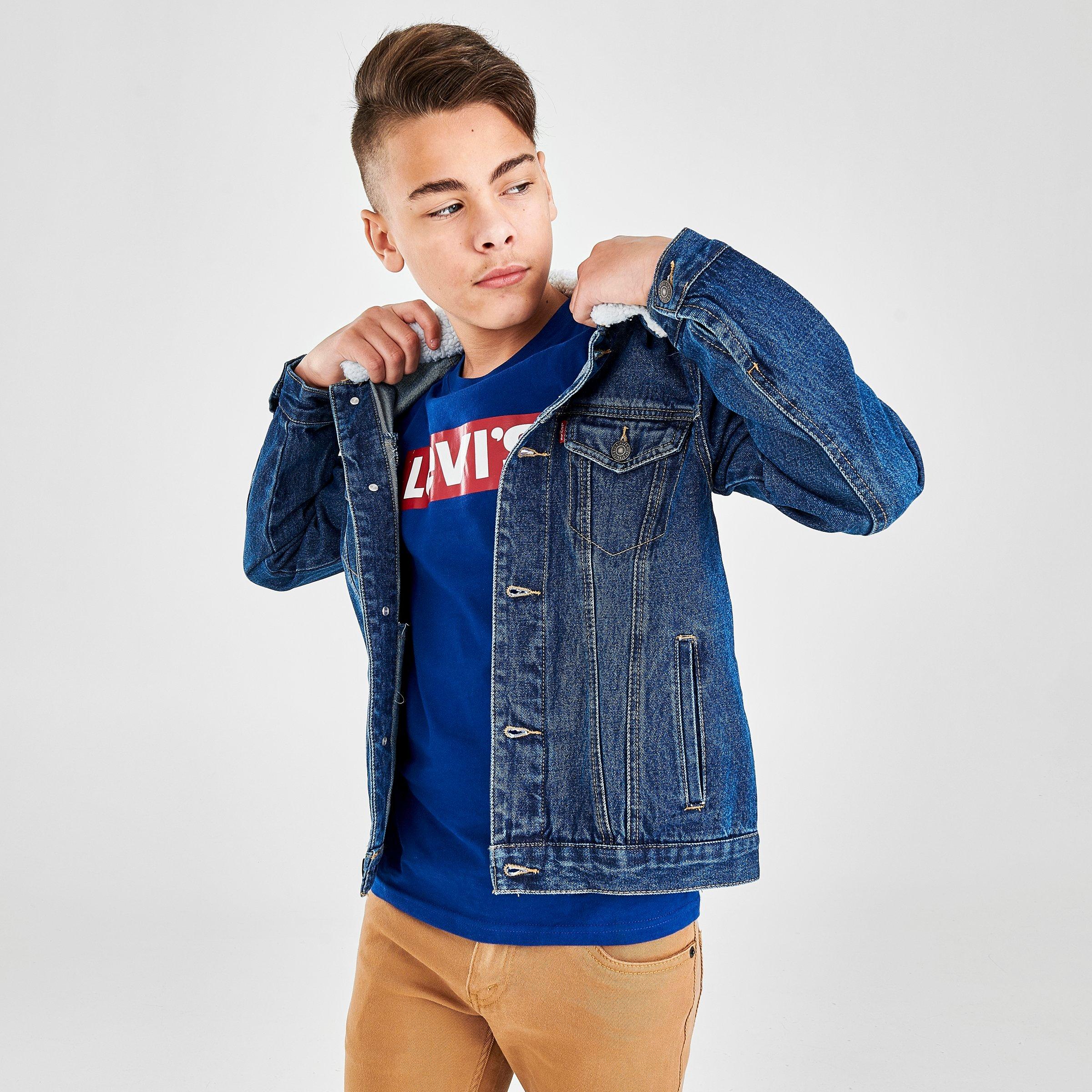 levis sherpa jacket kids