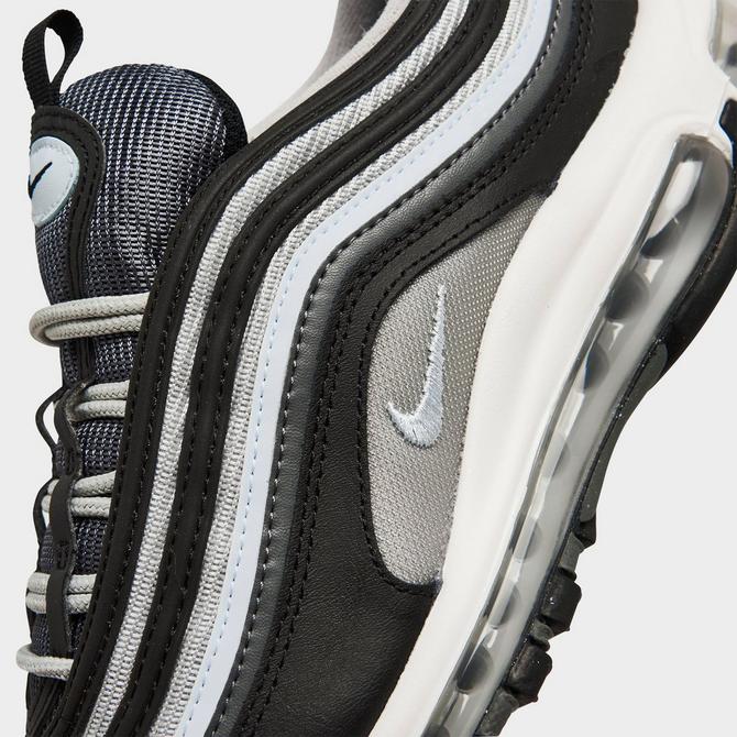 Nike Men's Air Max 97 Black Metallic Silver Casual Shoes