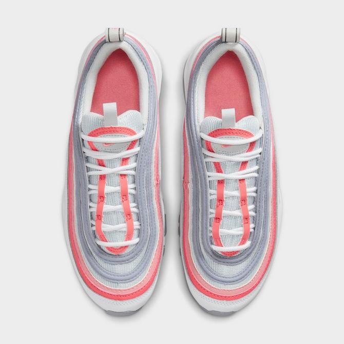 Nike Men's Air Max 97 White Bullet Casual Sneakers from Finish Line - Macy's