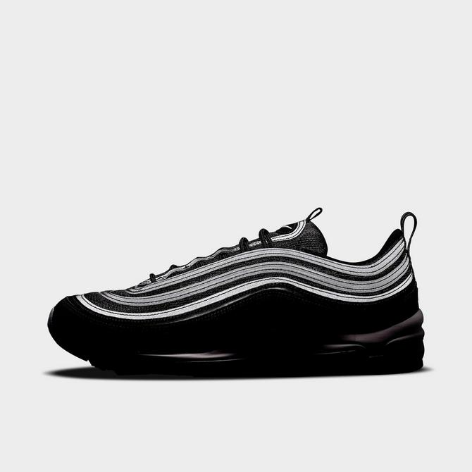 Air max 97 triple all black with white outlet stripe