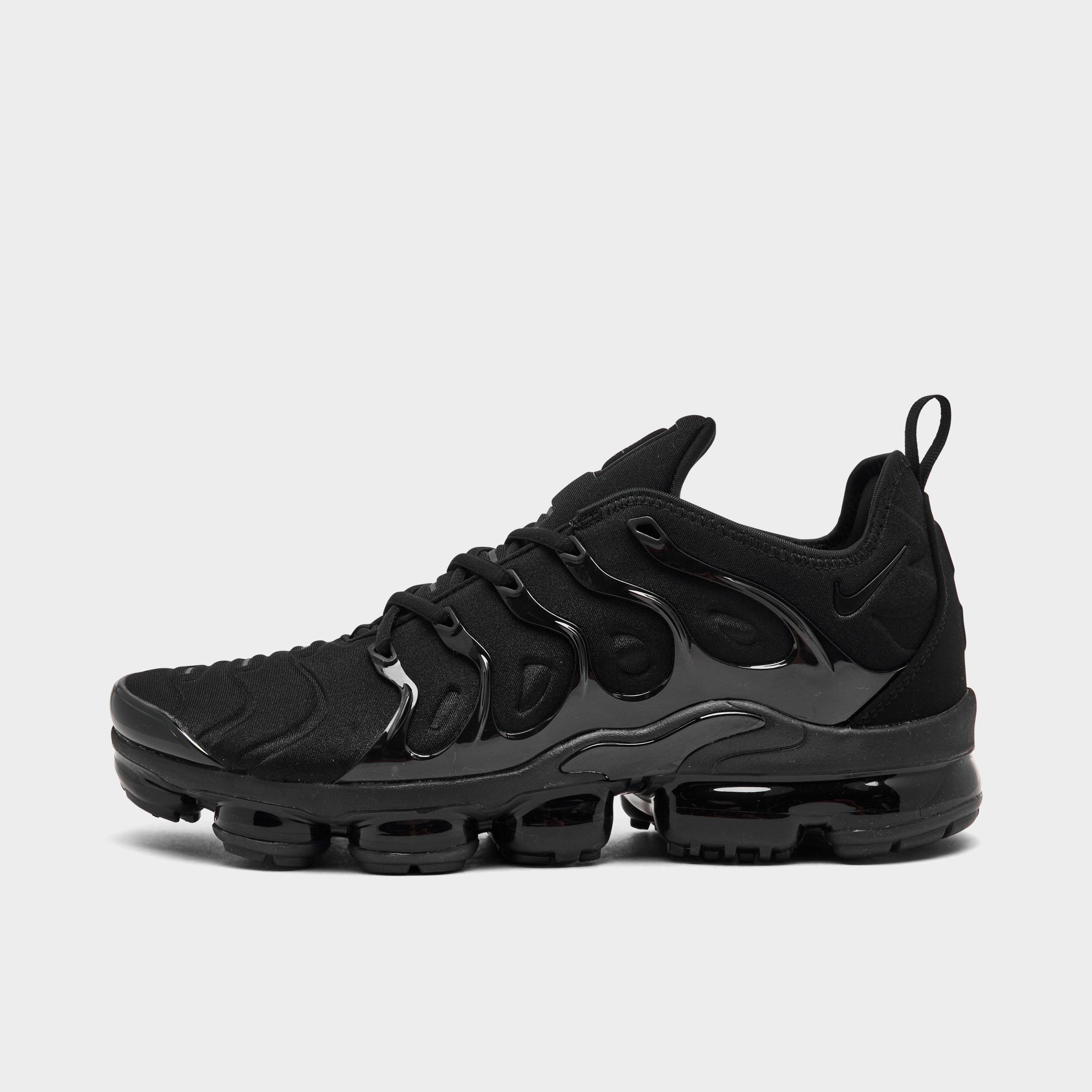 men's nike air vapormax plus running shoes black