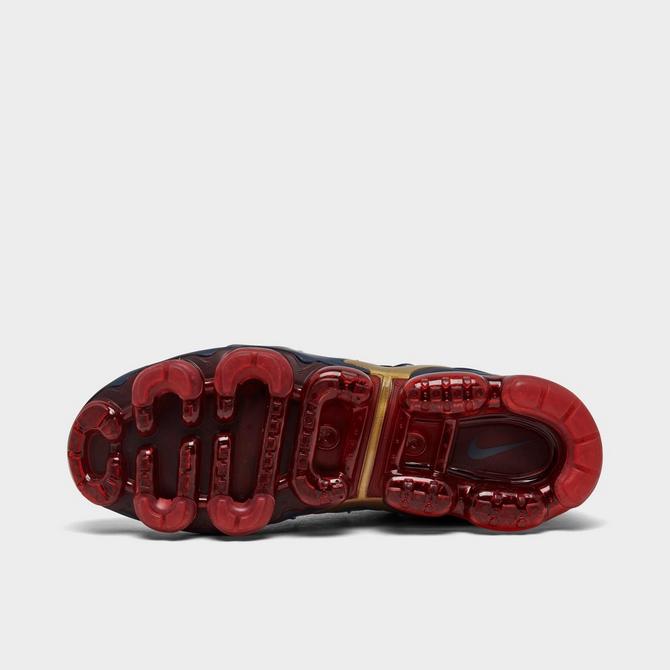 Nike vapormax gold and red best sale