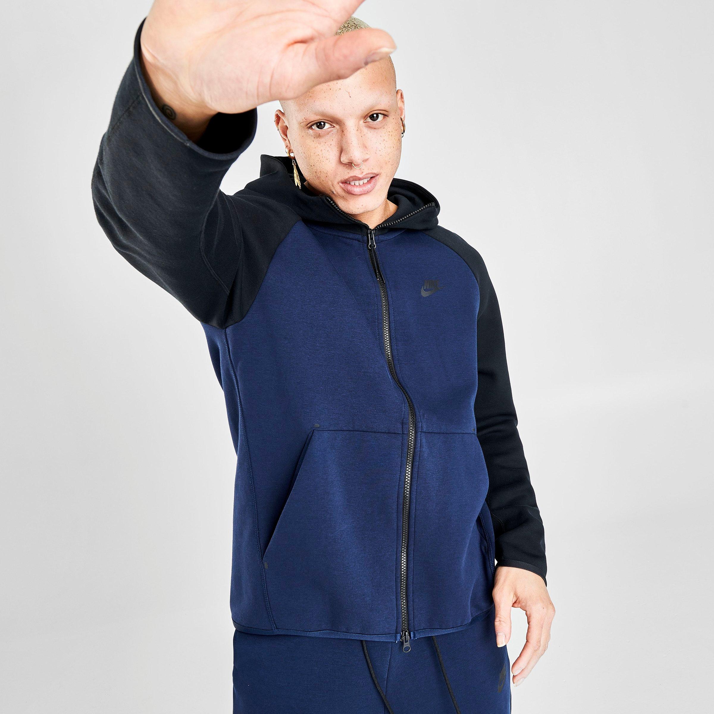 nike tech fleece tracksuit obsidian