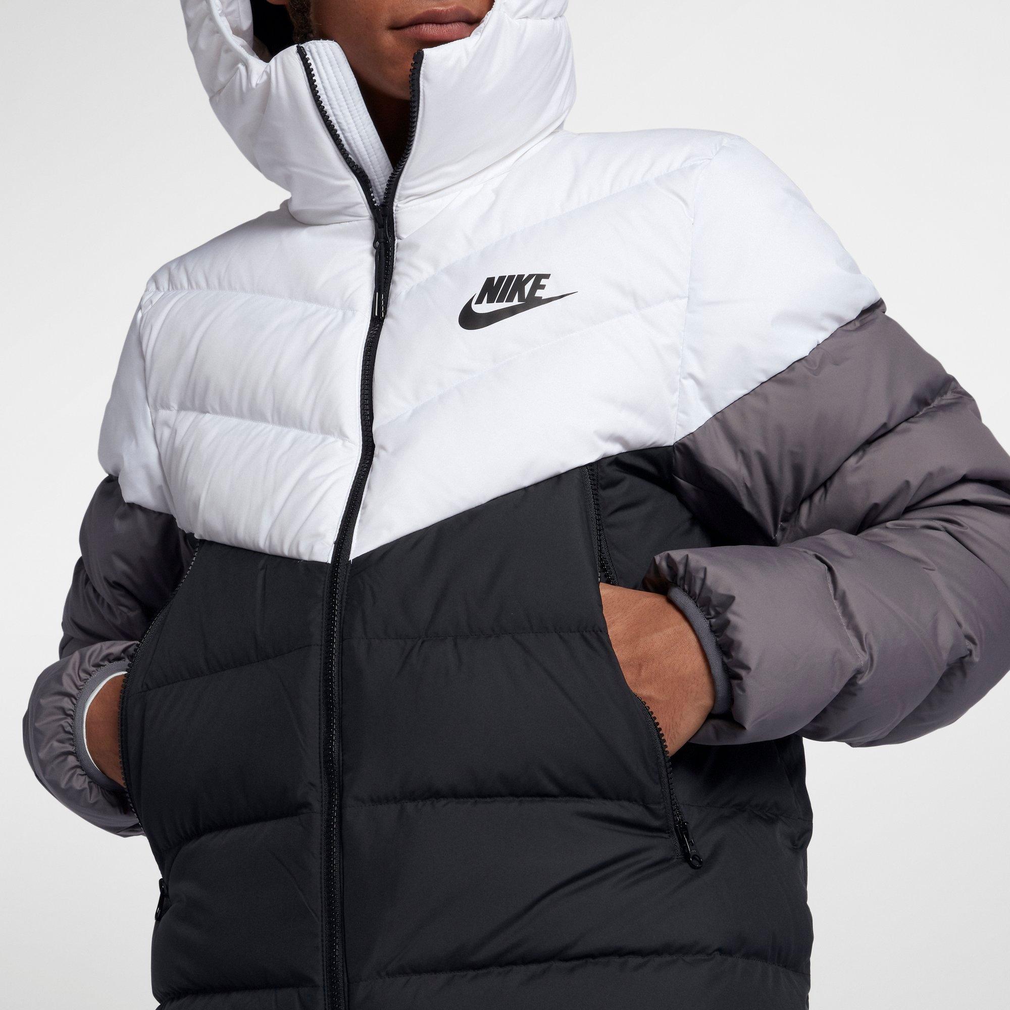 men's nike sportswear windrunner colorblock down fill jacket