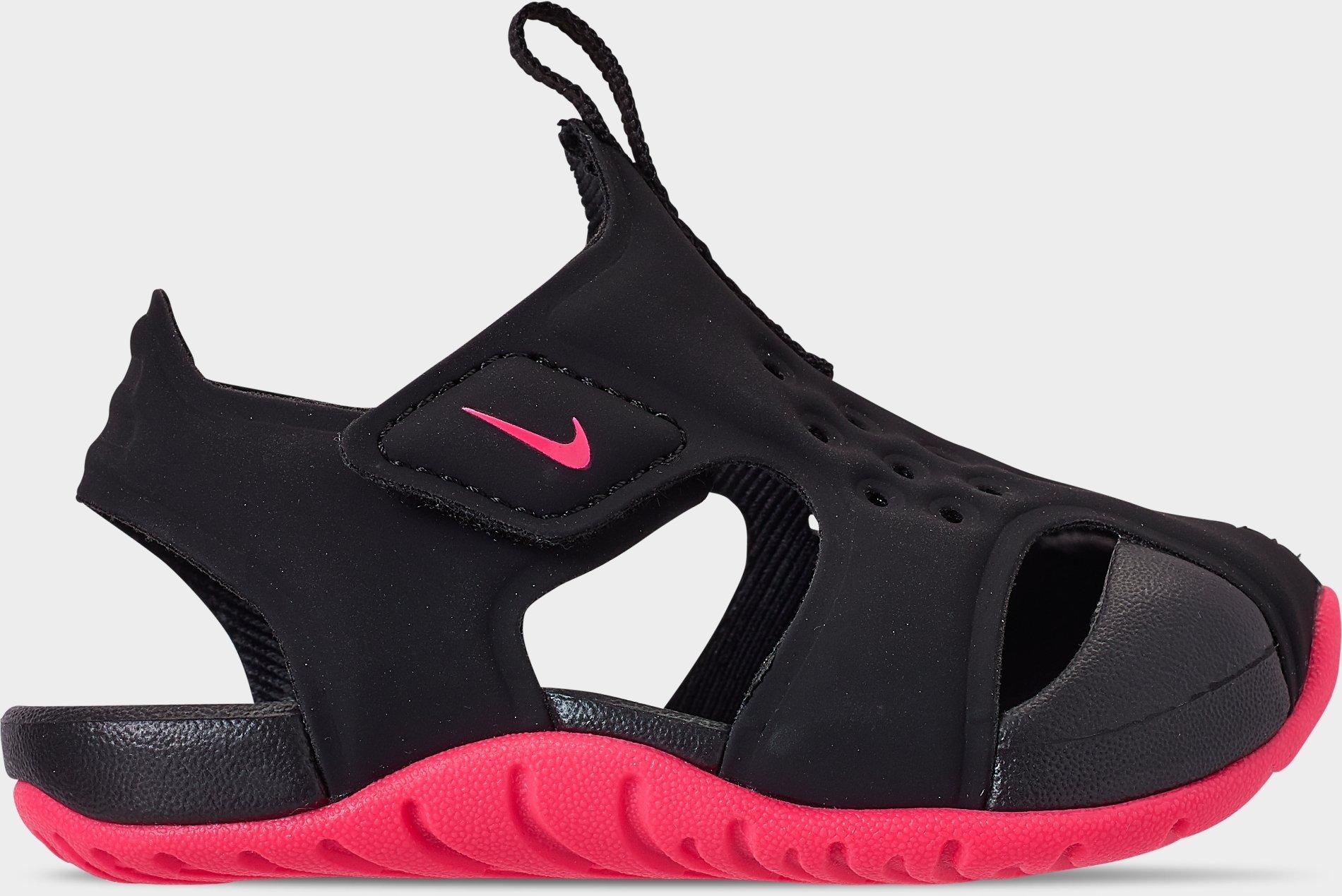 pink nike toddler sandals